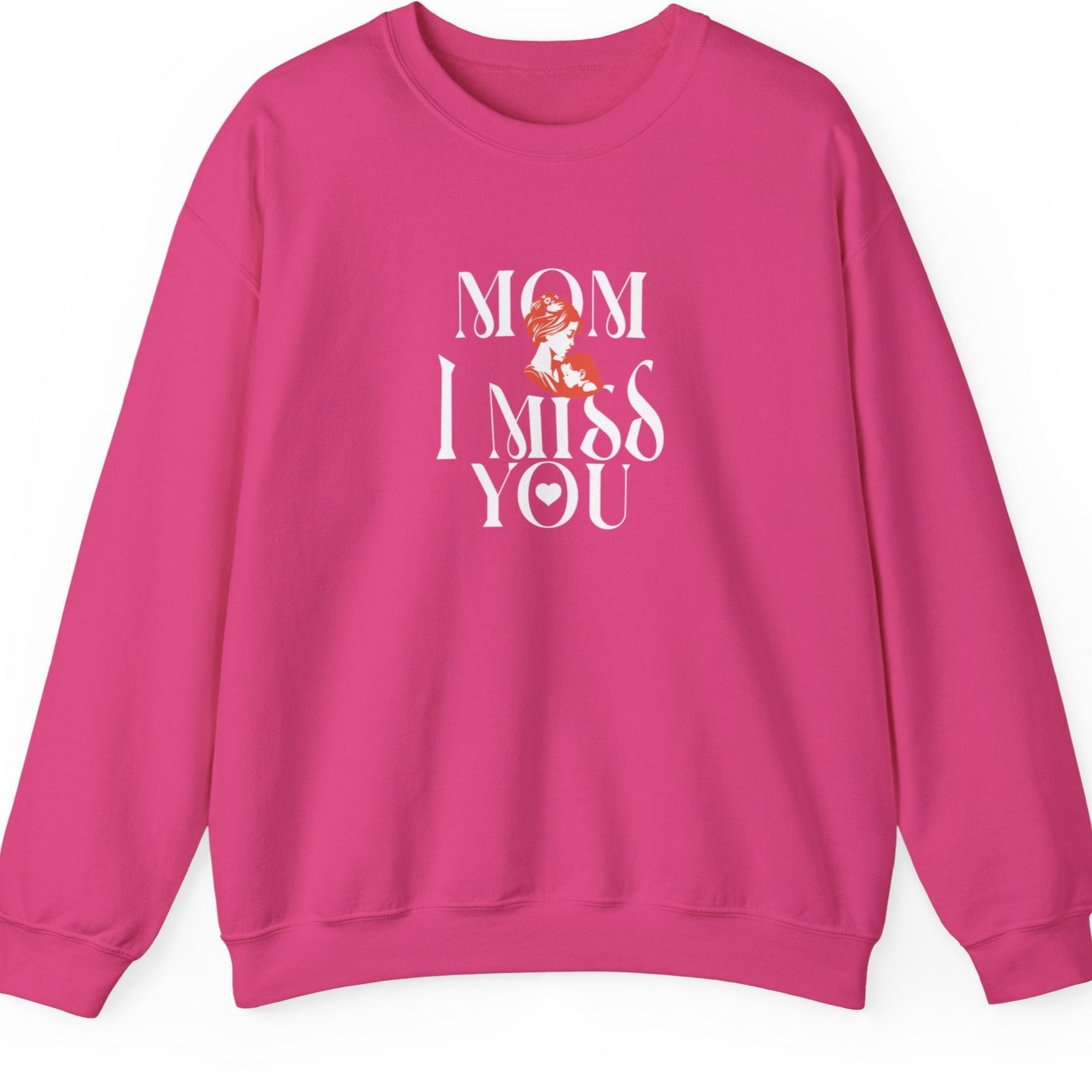 Mom I Miss You Unisex Heavy Blend™ Crewneck Sweatshirt - Comfort for Every Occasion