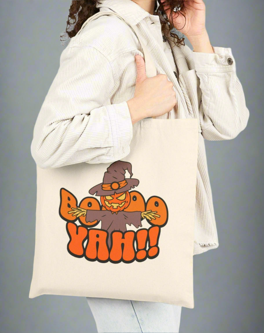 BOOOYAH! Pumpkin Scarecrow Treat Tote – Sassy, Spooky & Stuffable