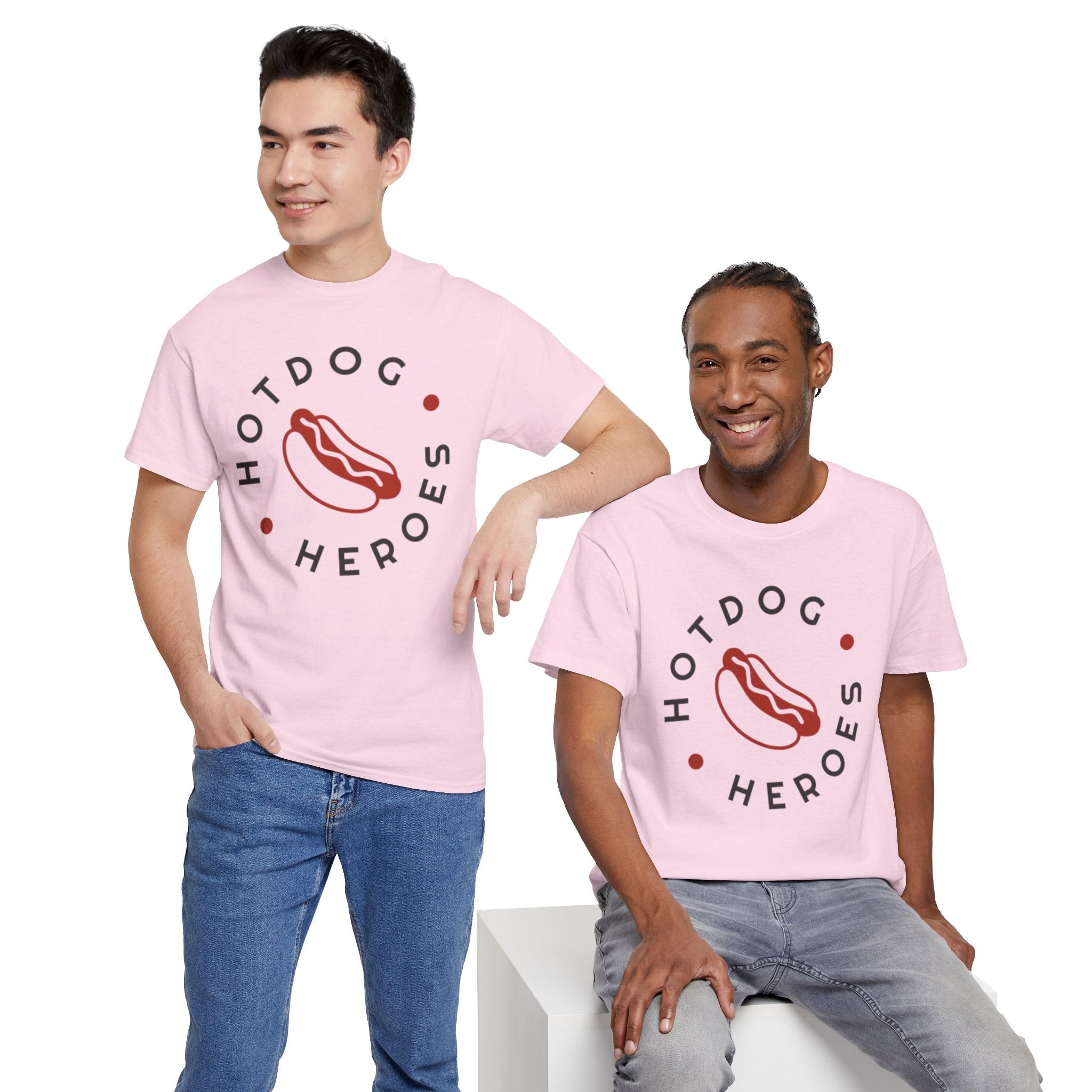 Hotdog Heroes Cook-Off Unisex Heavy Cotton Tee