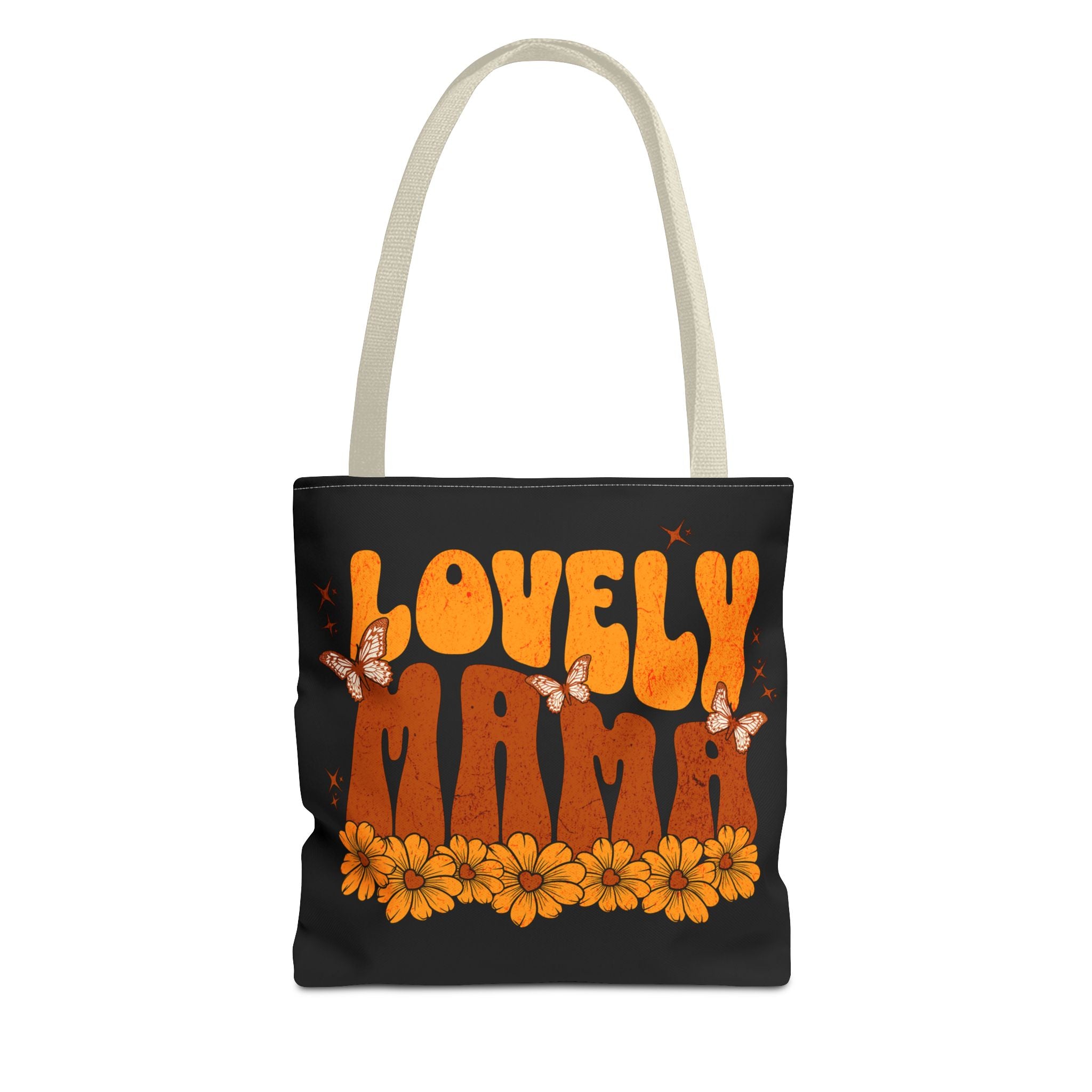 Lovely Mama Tote Bag - Floral Butterflies Design