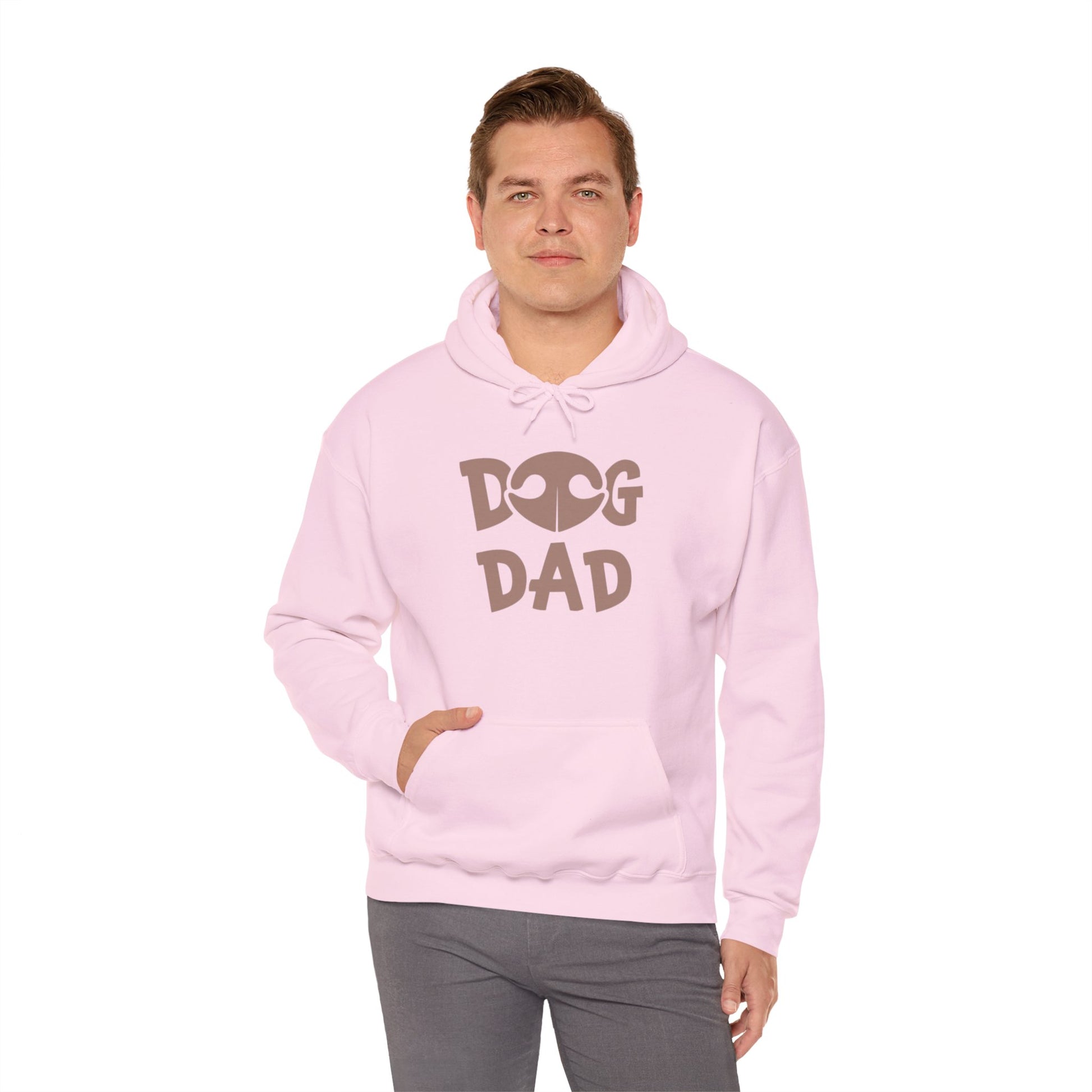 Dog Dad Hoodie — Cute Retro Paw Print Sweatshirt for Dog Lovers