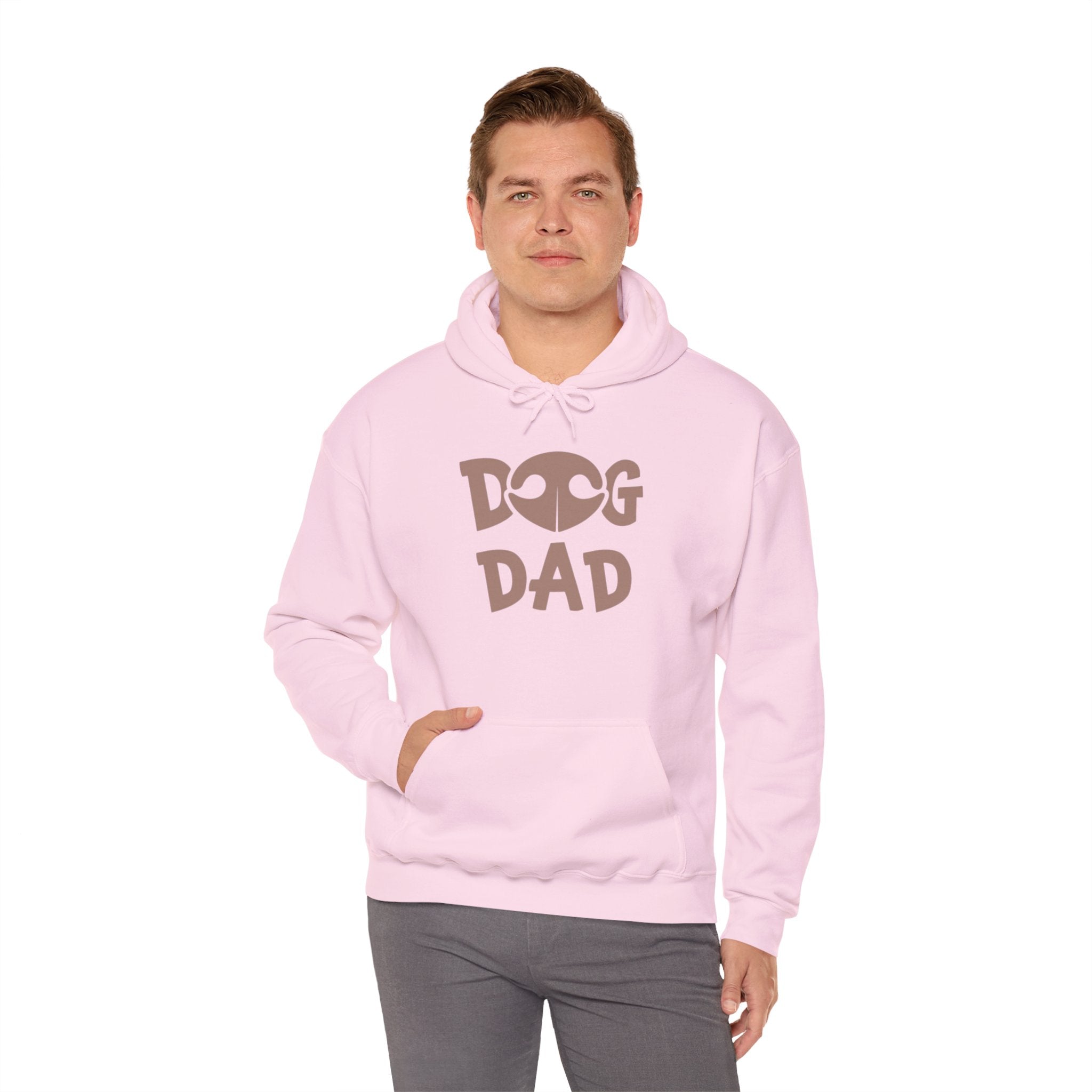 Dog Dad Hoodie — Cute Retro Paw Print Sweatshirt for Dog Lovers