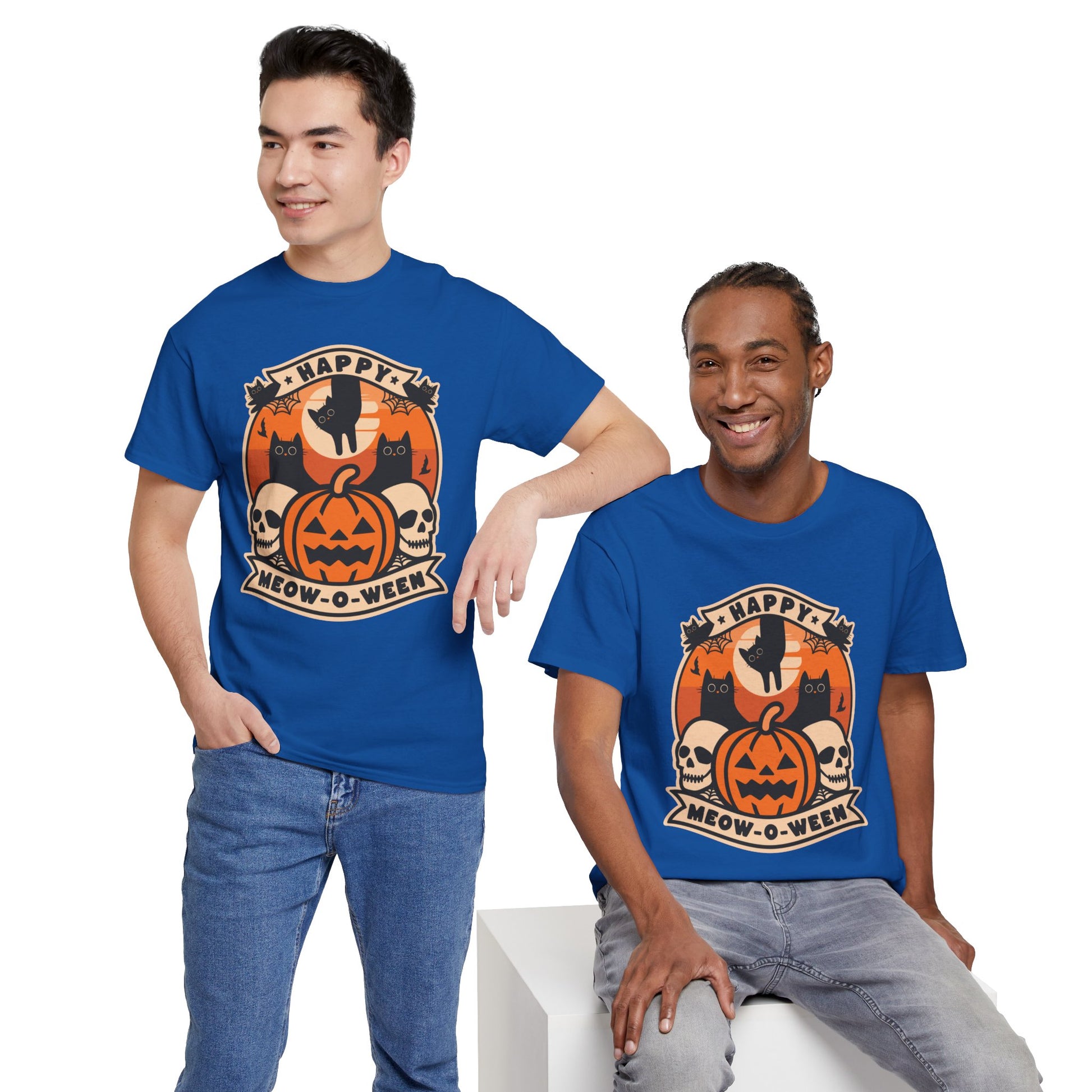 Happy Meow-O-Week Unisex Cotton Cat Tee