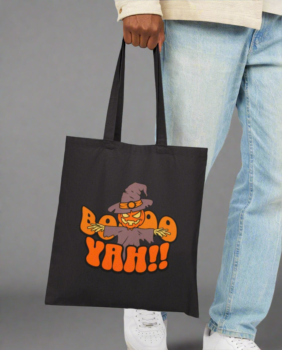 BOOOYAH! Pumpkin Scarecrow Treat Tote – Sassy, Spooky & Stuffable