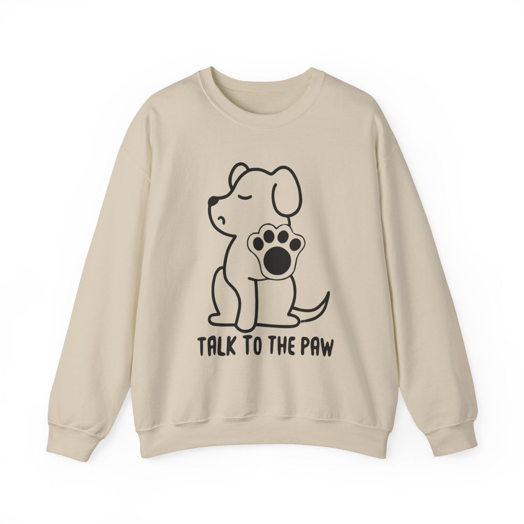Talk to the Paw™ Graphic Sweatshirt – Attitude Meets Adorable!