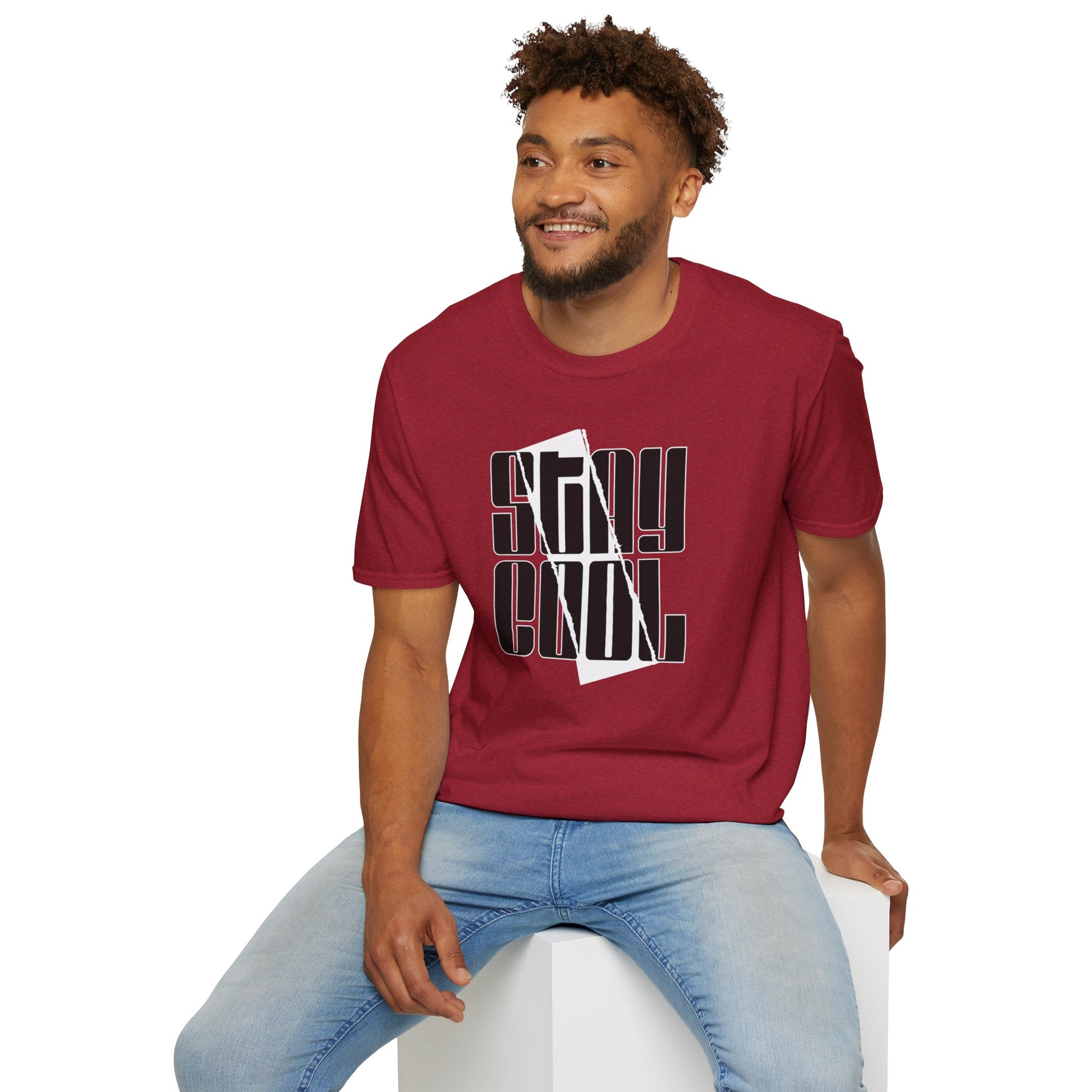 Stay Cool Graphic Unisex Softstyle T-Shirt - Chill Vibes, Hot Look