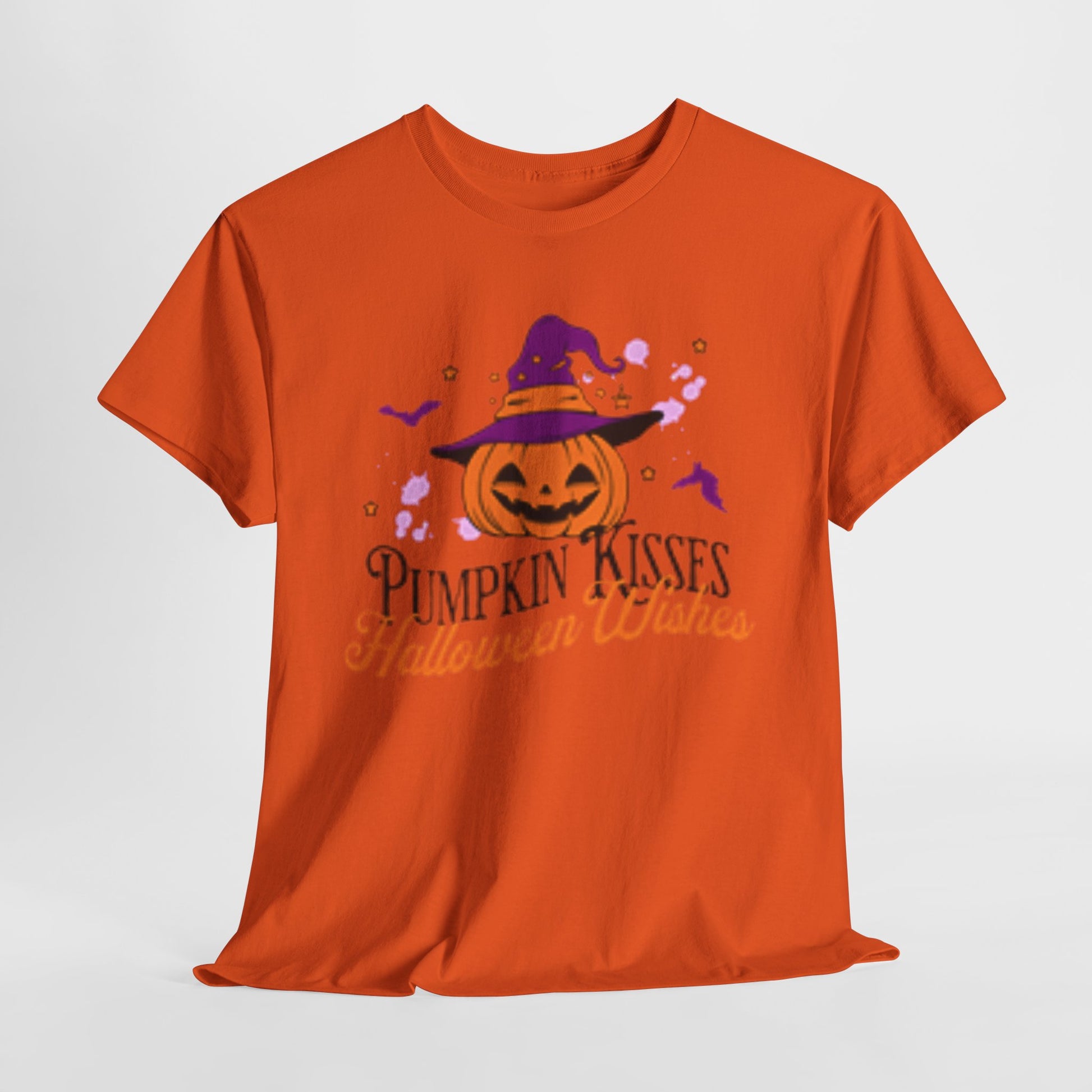 Pumpkin Kisses Halloween Wishes Tee