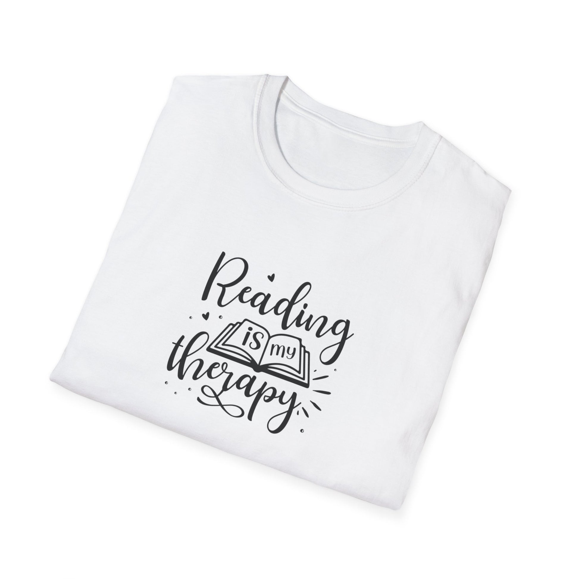 Reading is My Therapy Unisex Softstyle T-Shirt