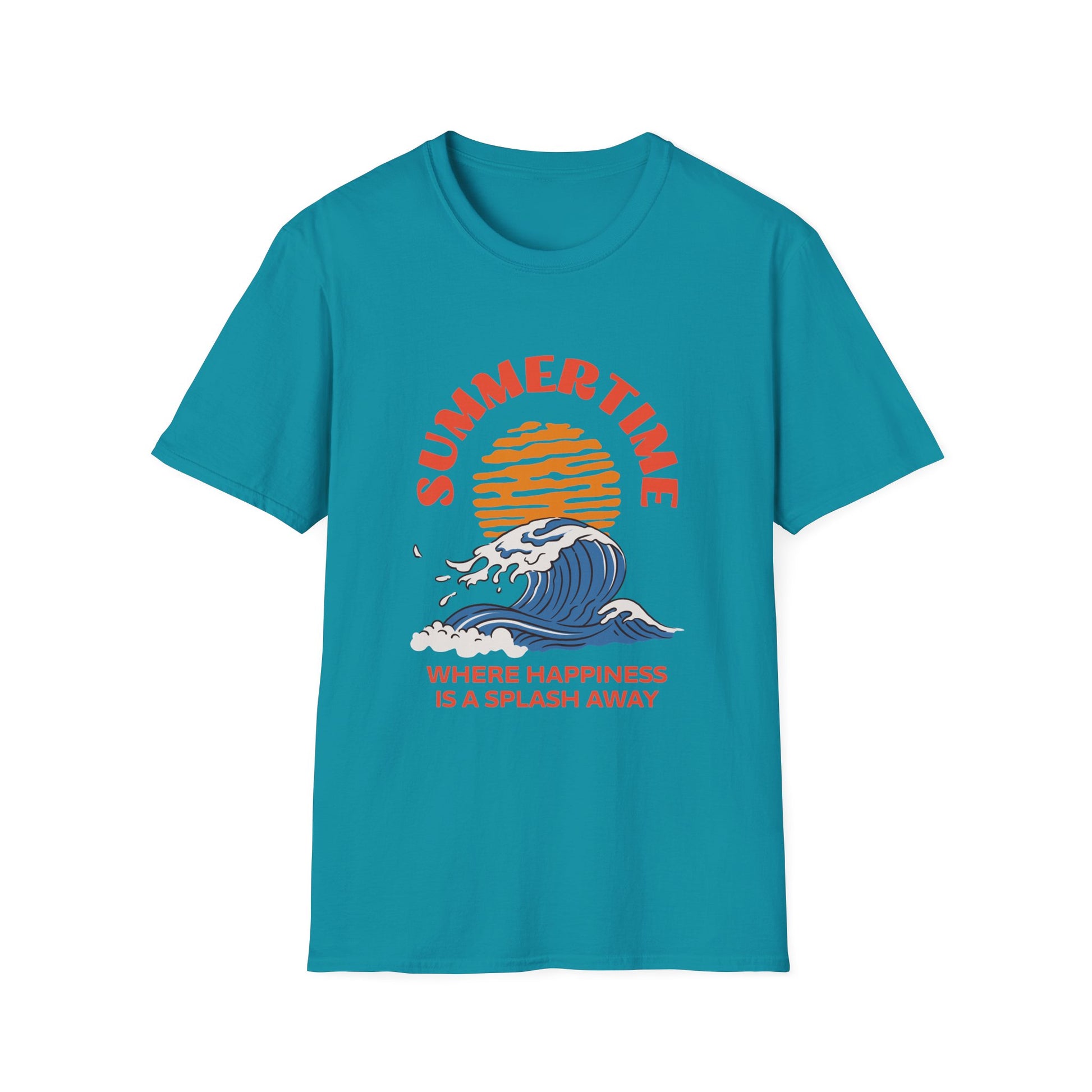 Summertime Splash Unisex Softstyle Tee