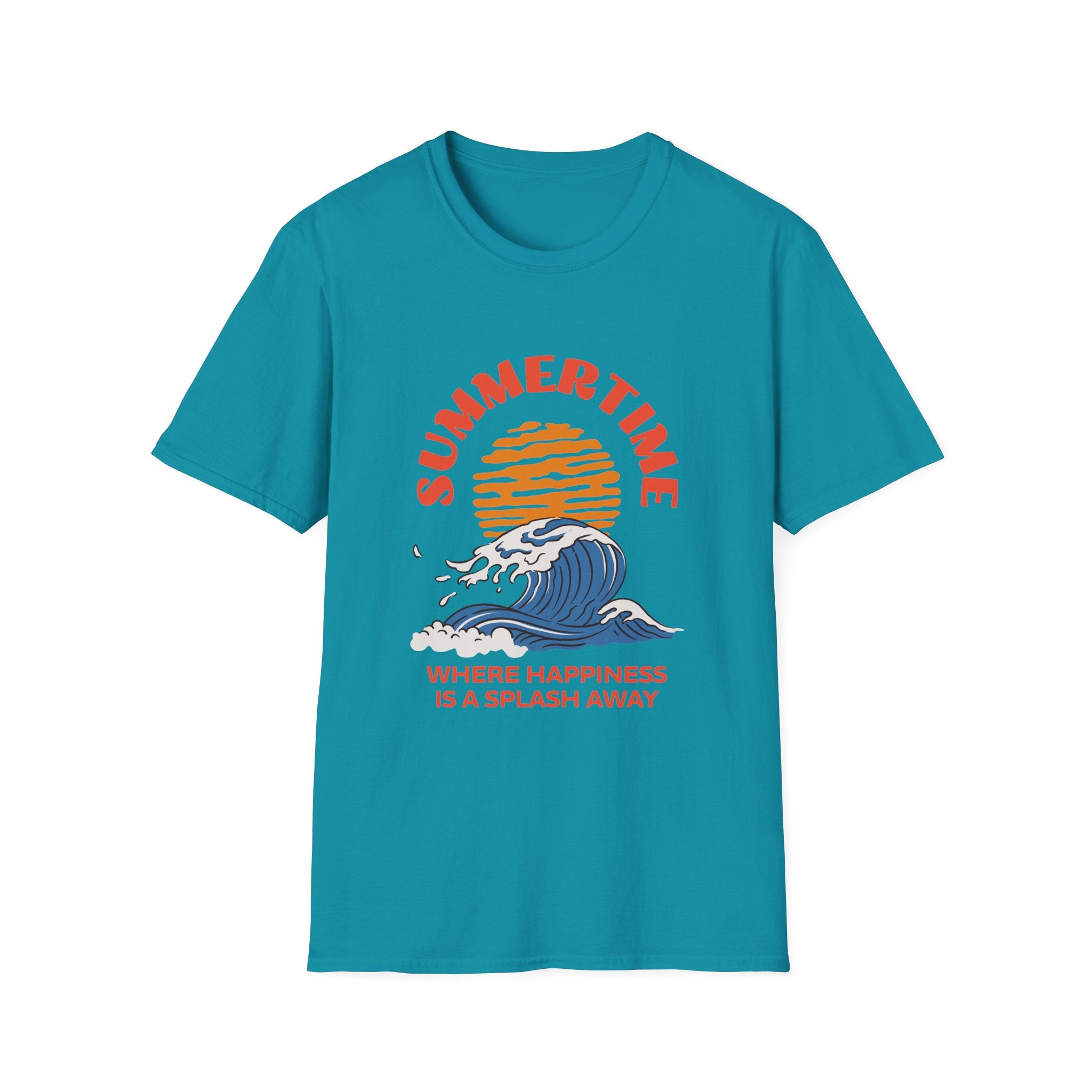Summertime Splash Unisex Softstyle Tee