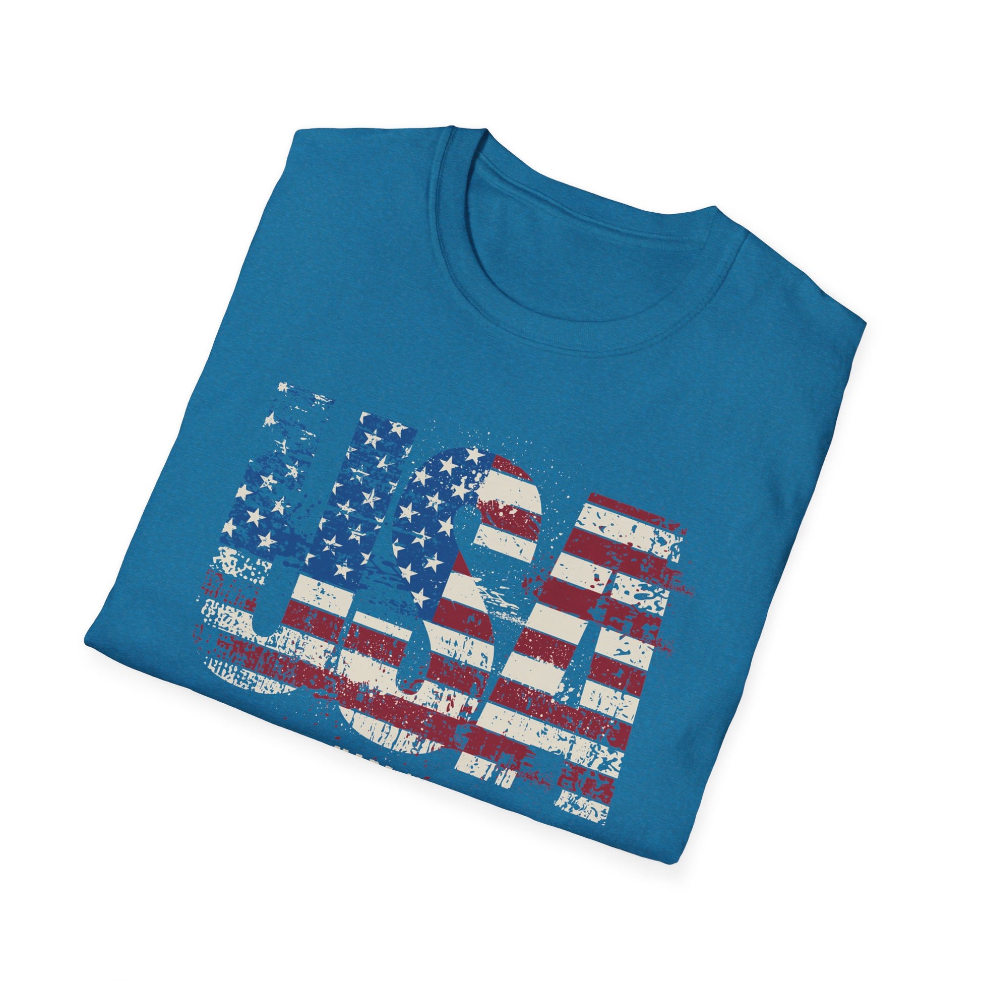 Made in America-American Flag Graphic Tee for the 4th of July