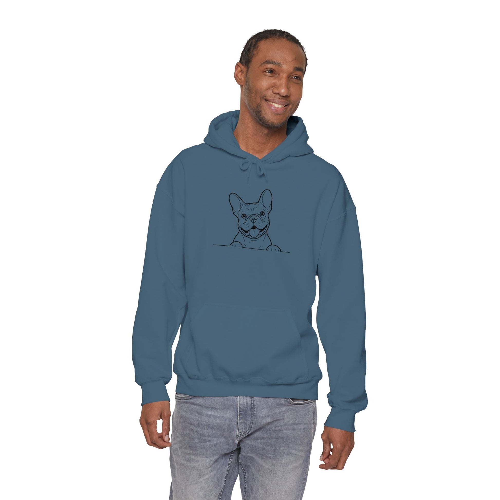 Frenchie Forever Comfort Hoodie – Unisex Graphic Hoodie for Dog Lovers