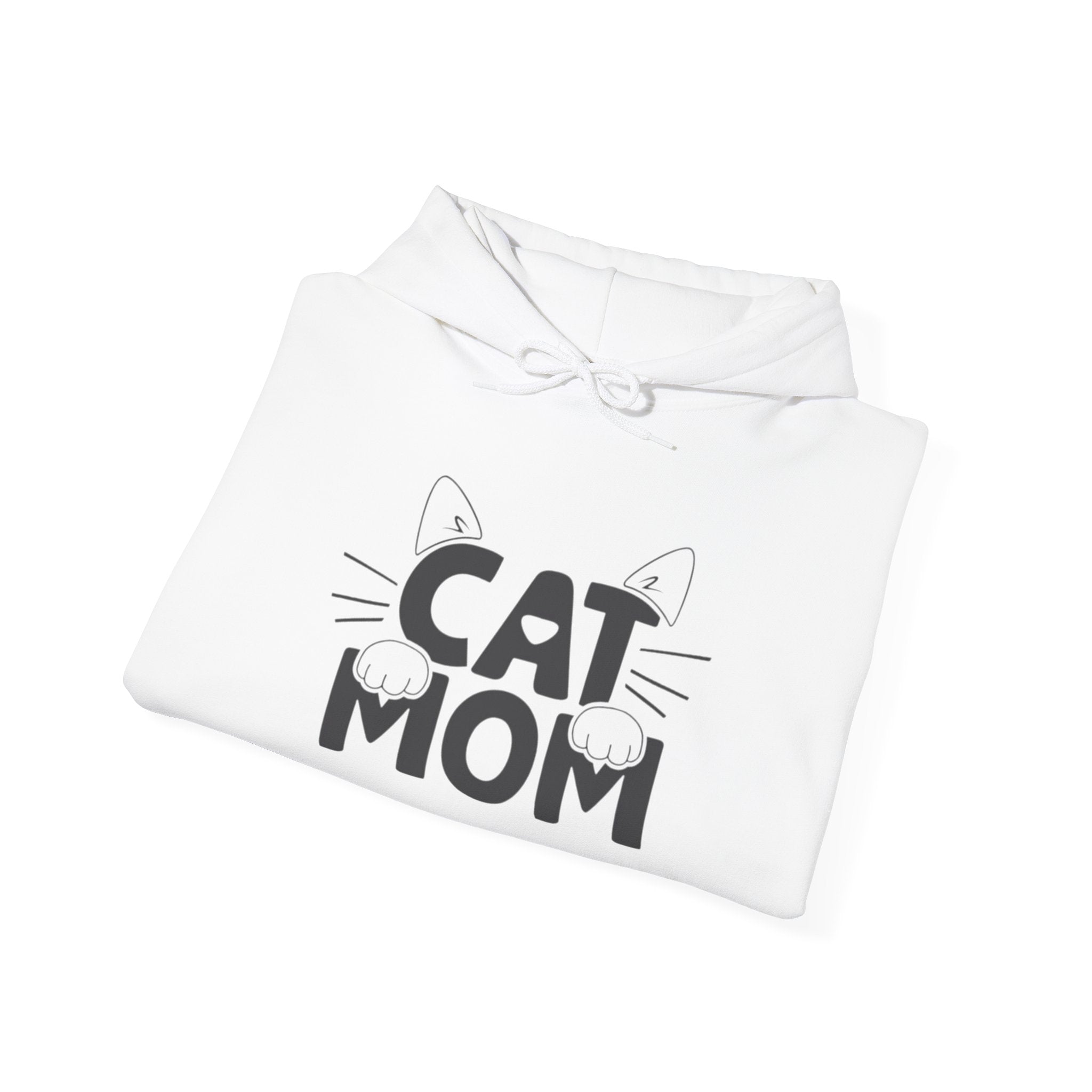 🐾 CAT MOM Comfort Hoodie – For Fierce Feline Fans!