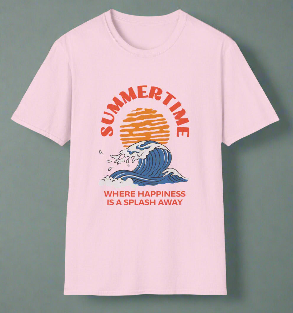 Summertime Splash Unisex Softstyle Tee