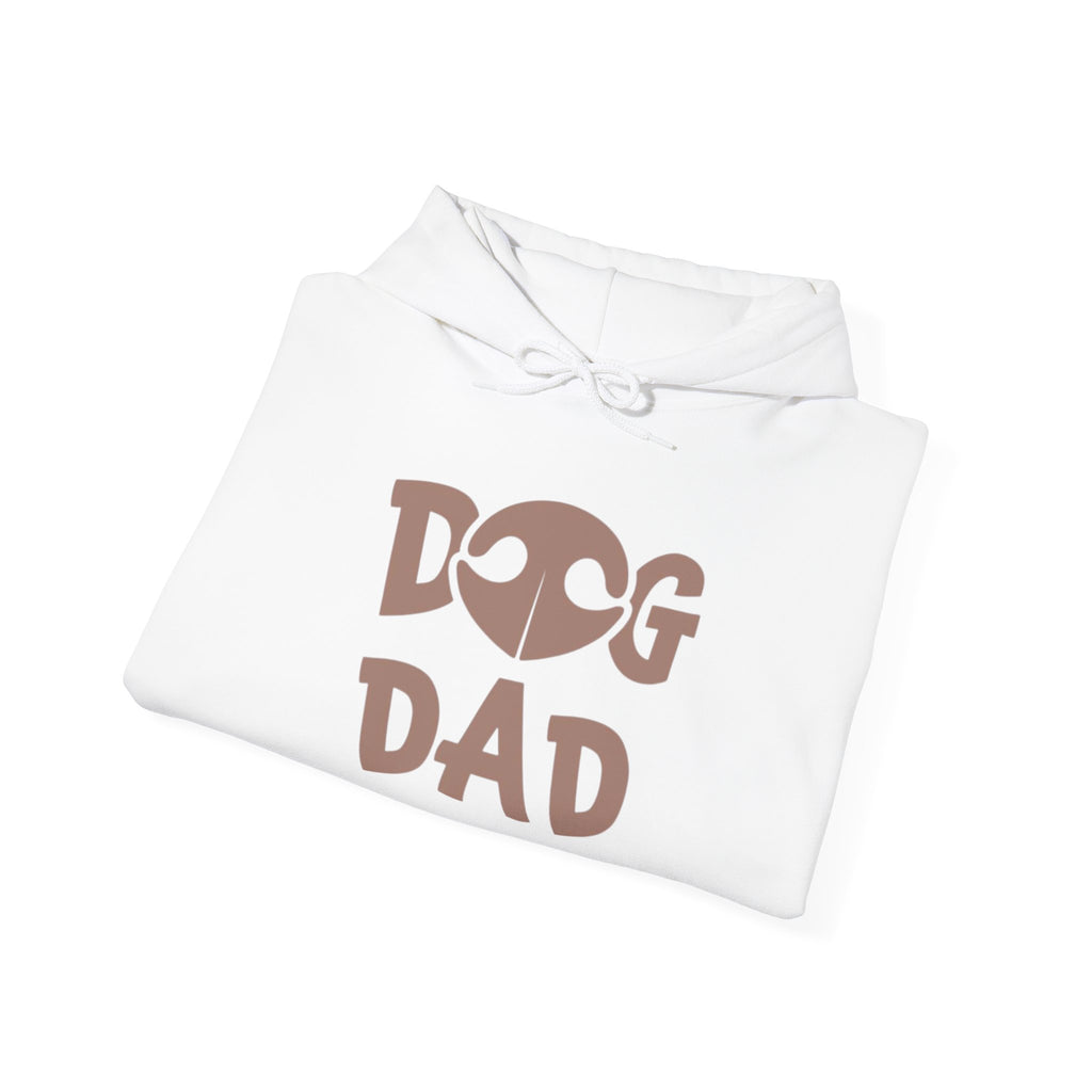 Dog Dad Hoodie — Cute Retro Paw Print Sweatshirt for Dog Lovers