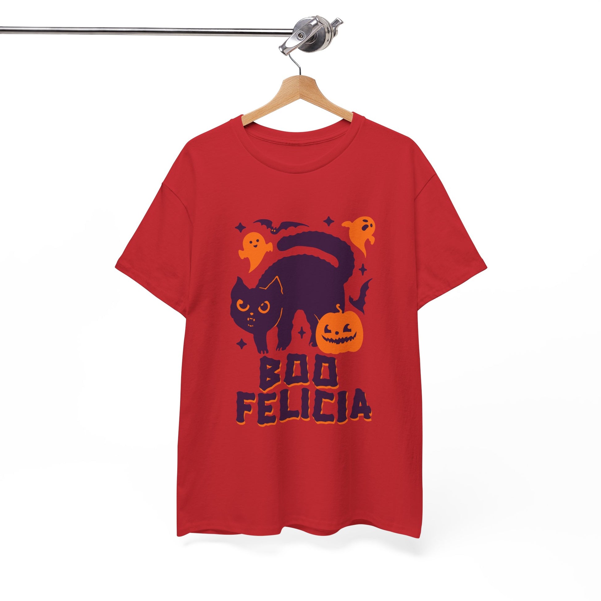 Boo Felicia Design Halloween Cat Tee