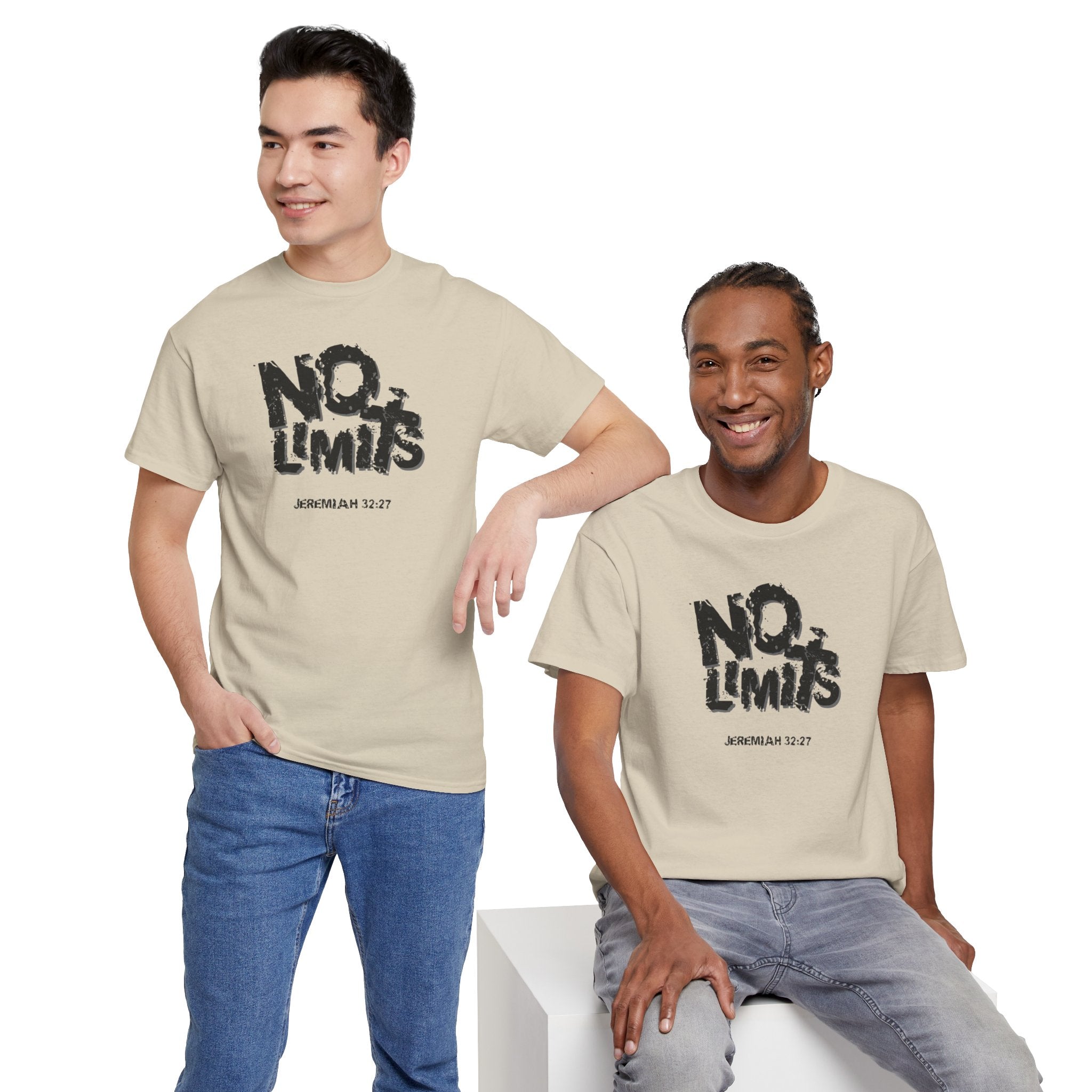 "No Limits" – The Bold Faith Retro Tee