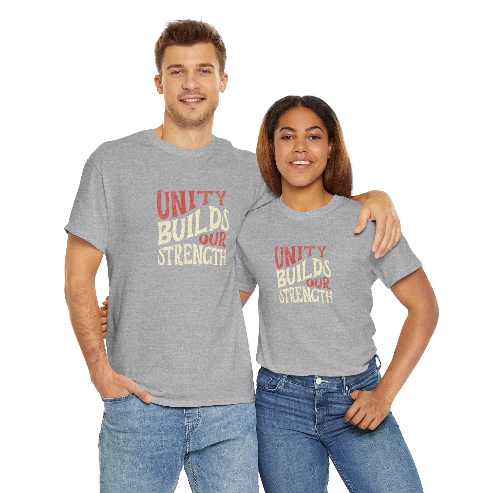 Unity Builds Our Strength Unisex Heavy Cotton Tee