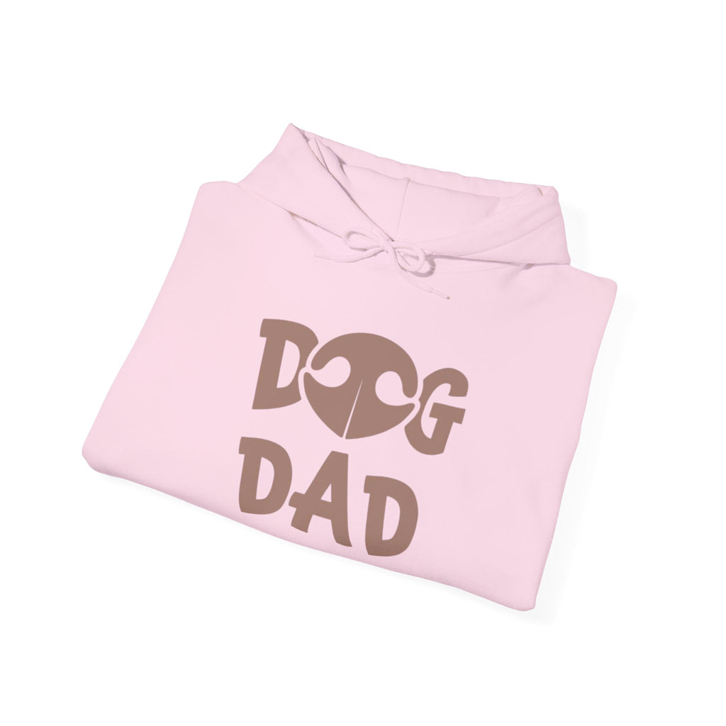 Dog Dad Hoodie — Cute Retro Paw Print Sweatshirt for Dog Lovers
