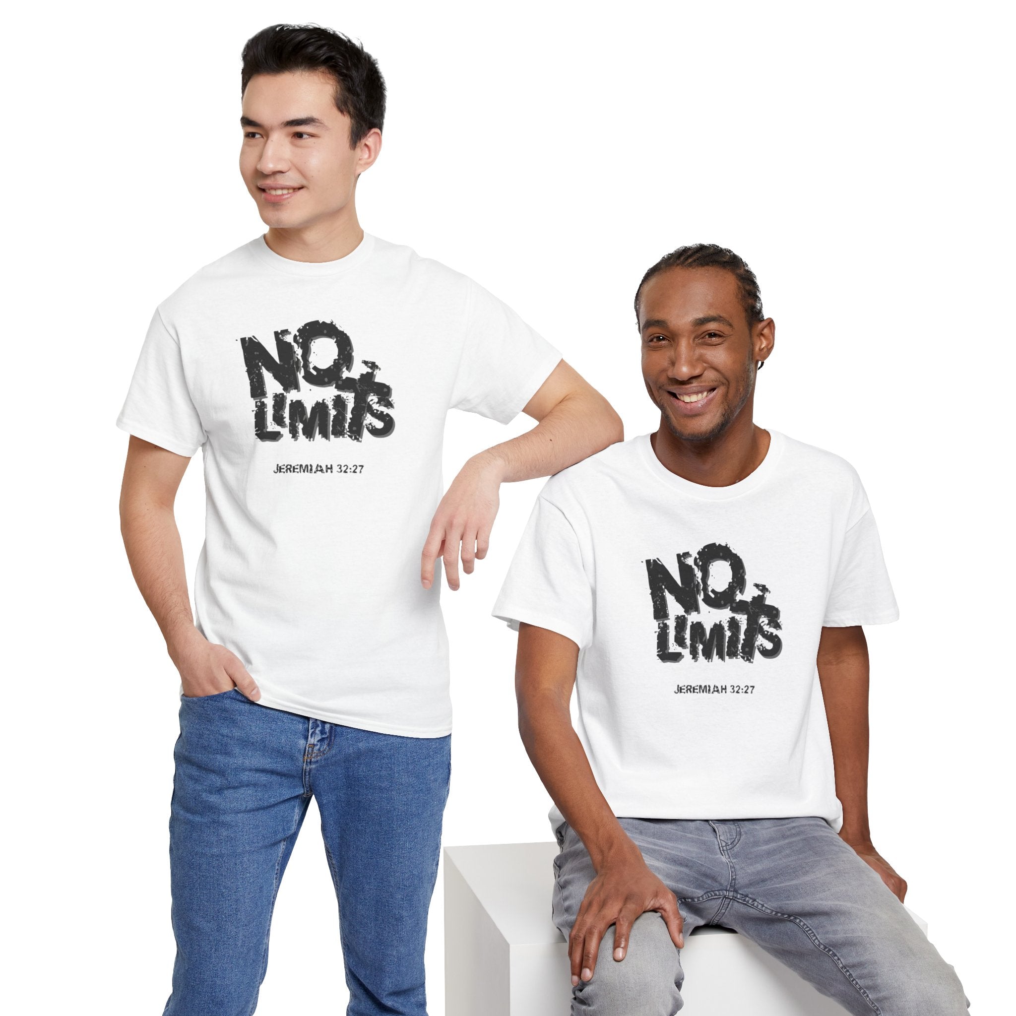 "No Limits" – The Bold Faith Retro Tee