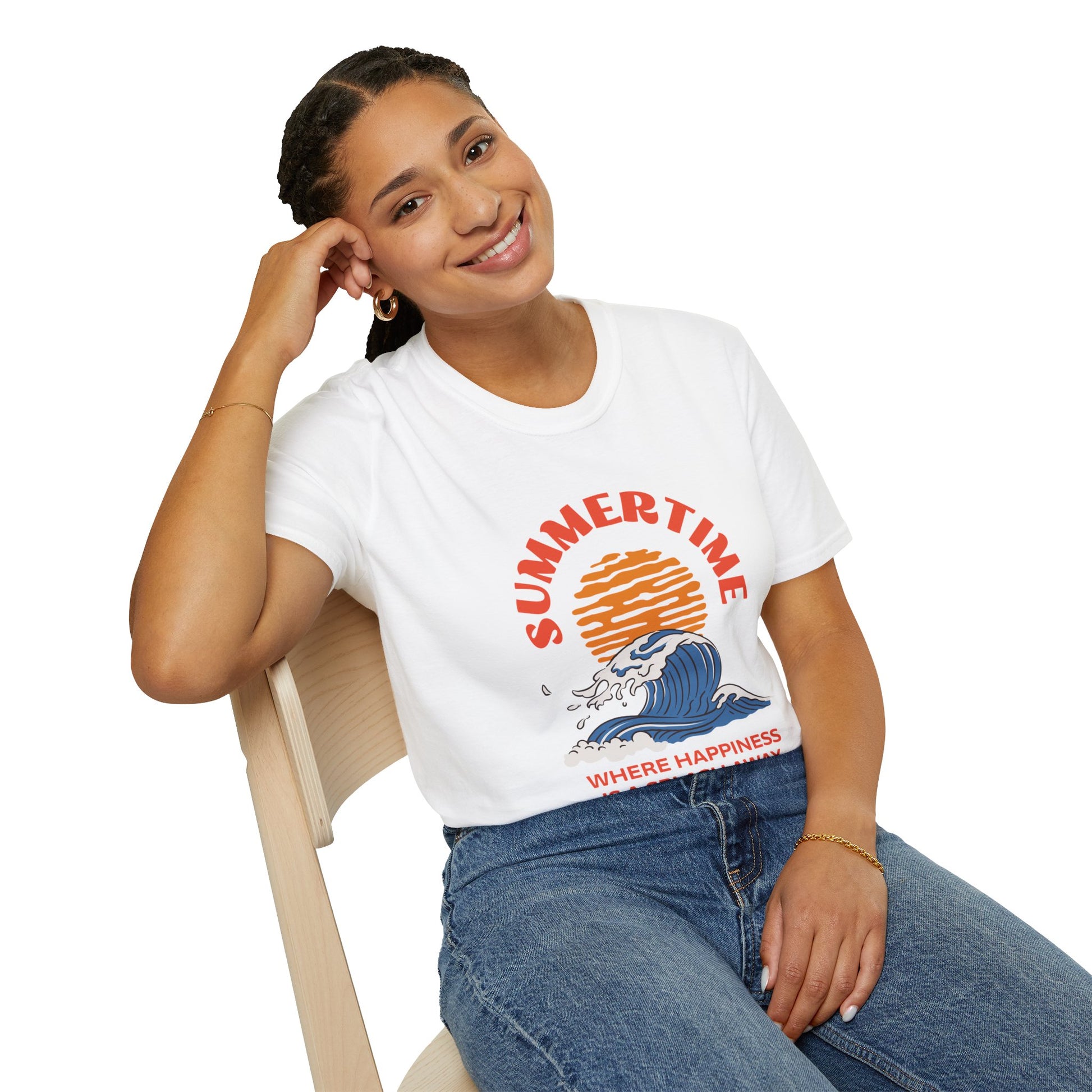 Summertime Splash Unisex Softstyle Tee
