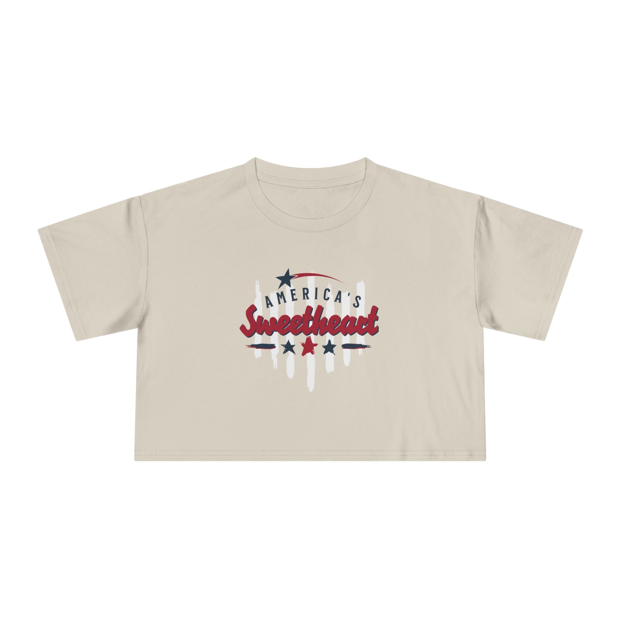 America’s Sweetheart Crop Tee – 4th of July Edition