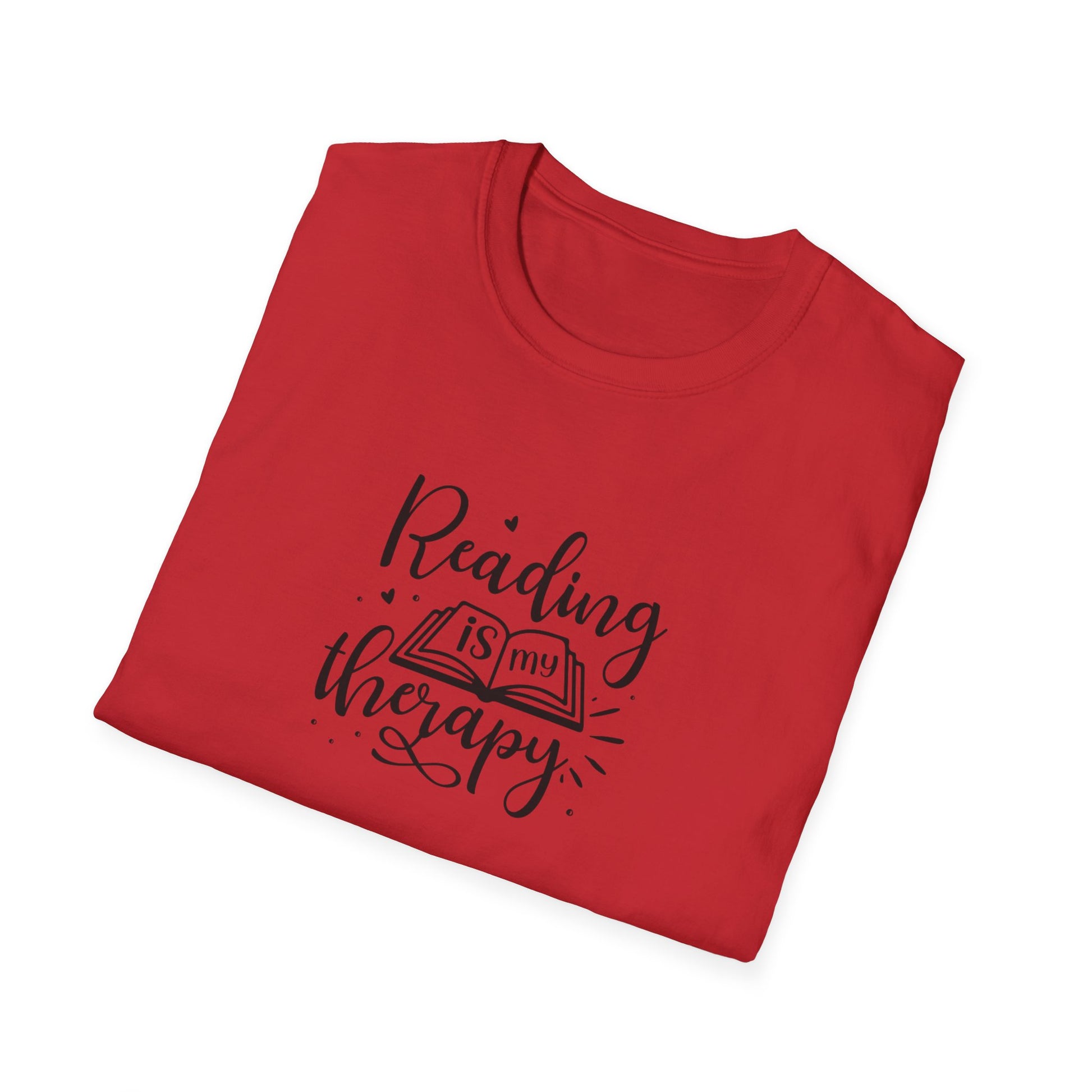 Reading is My Therapy Unisex Softstyle T-Shirt