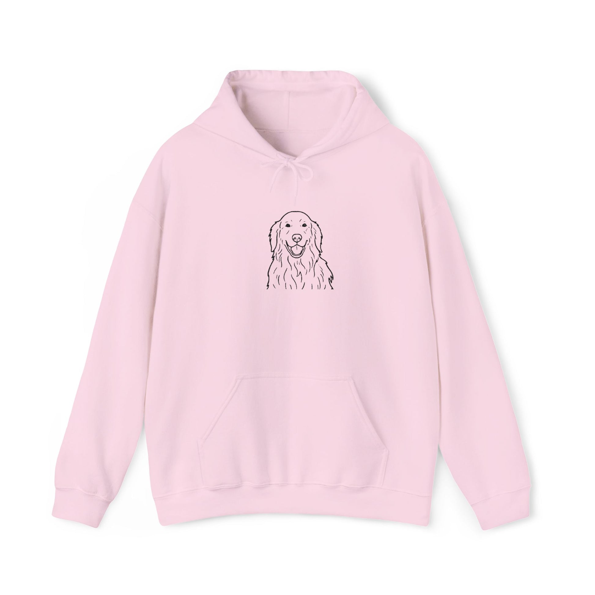 Goldendoodle Line Art Hoodie — Minimal Dog Portrait Sweatshirt