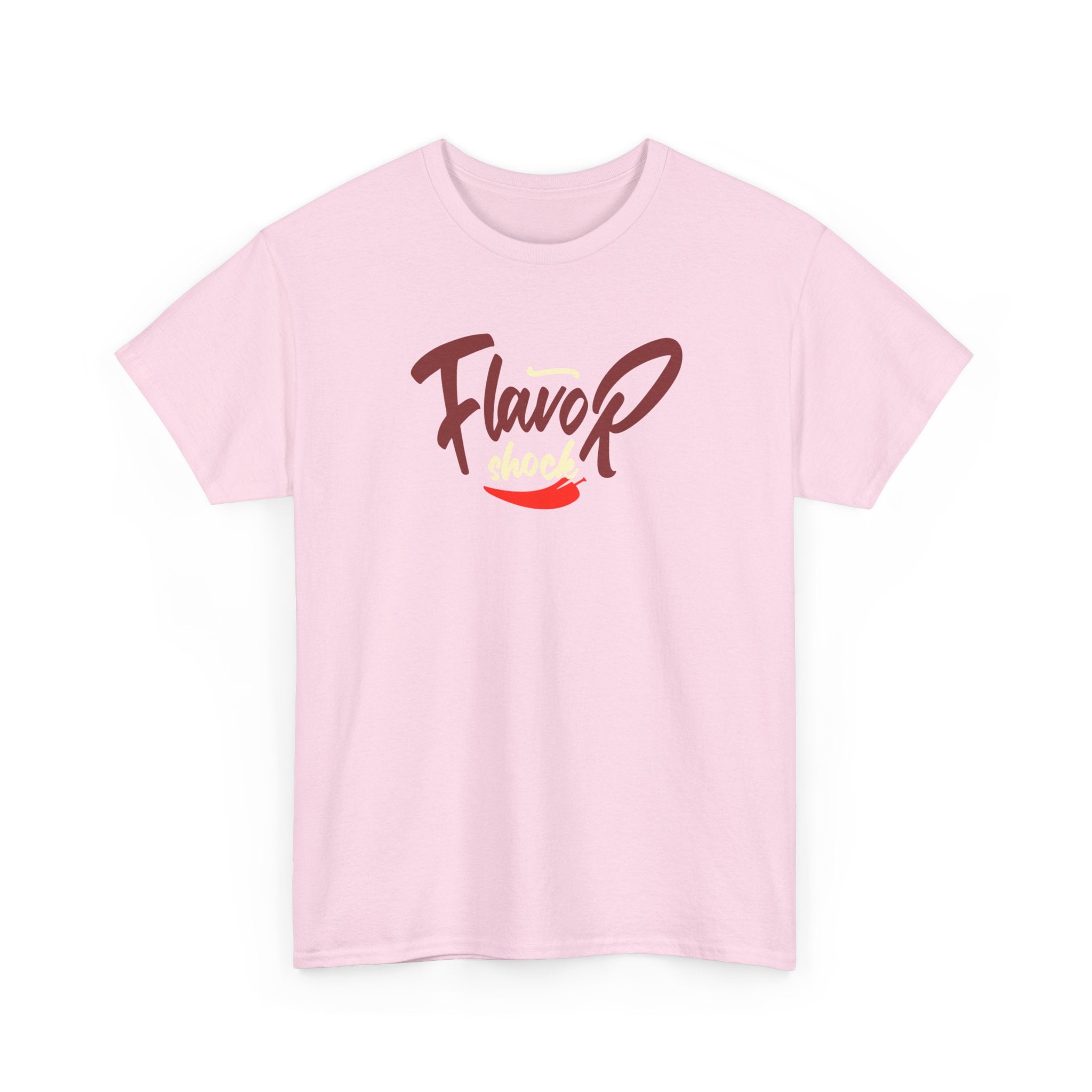 Flavor Shock Champion Unisex Heavy Cotton Tee – Chili Cook-Off Apparel for the Bold & Spicy!