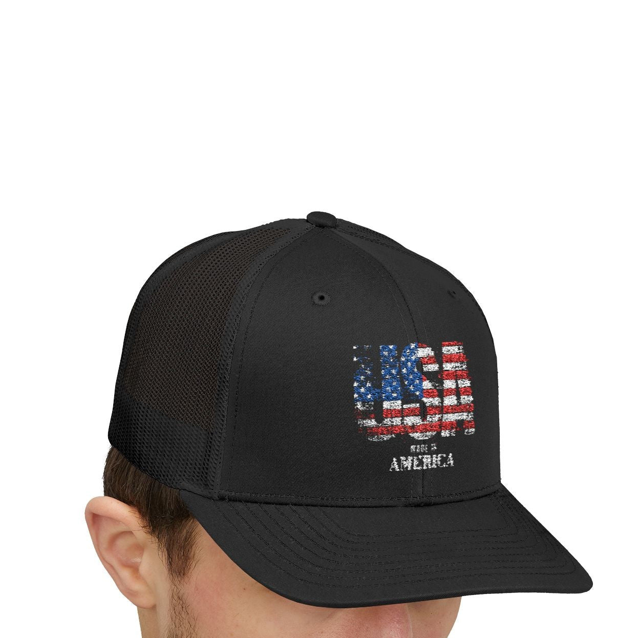 “Made in America" Flag Hat - Perfect for July 4th, BBQs, Outdoor Events, Casual Wear, Gifts for Him and Her