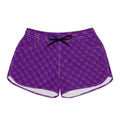 Sunset Spiral Women’s Lounge Shorts-Vibrant Swim, Surf & Beach Shorts