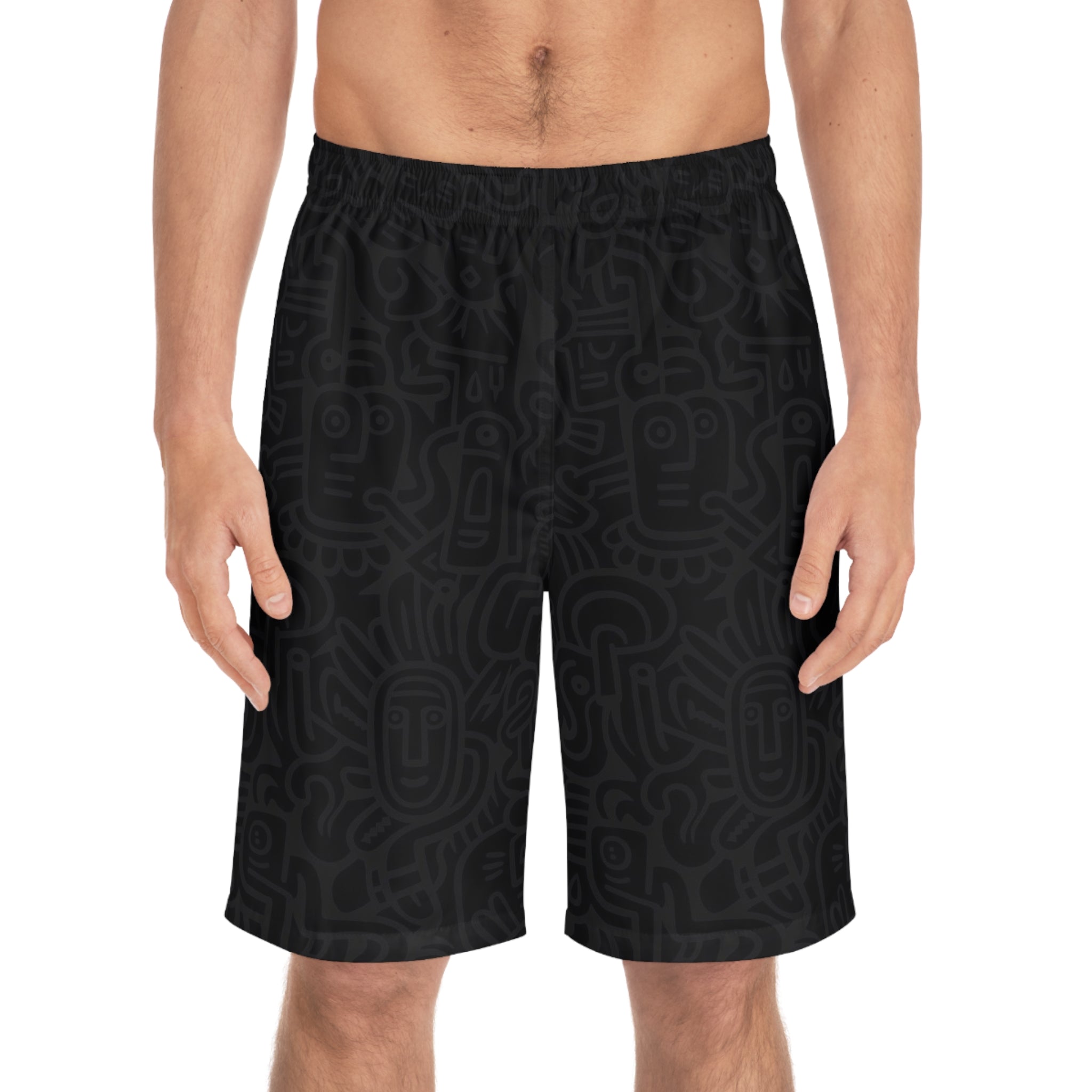 Midnight Tribe Adventure Board Shorts