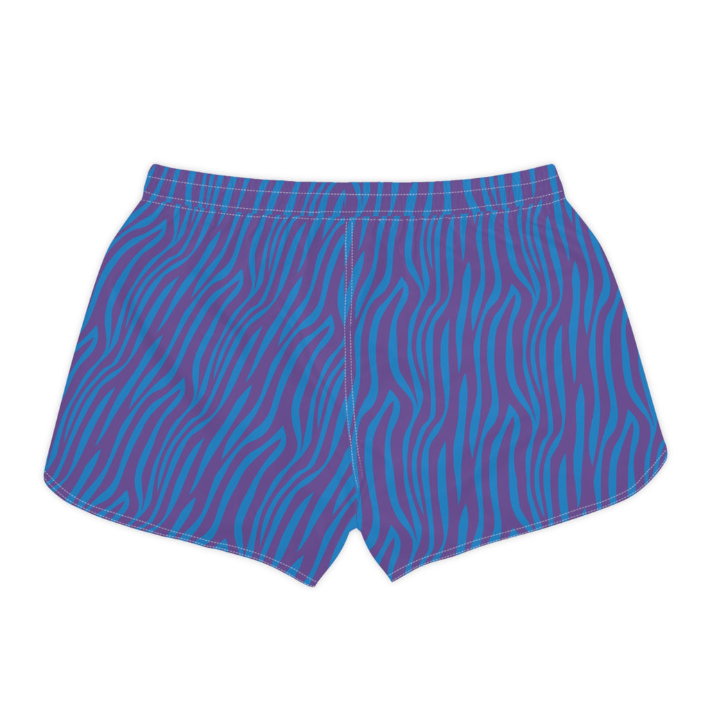 Electric Wave Zebra Women’s Lounge Shorts | Bold Swim, Surf & Beach Shorts