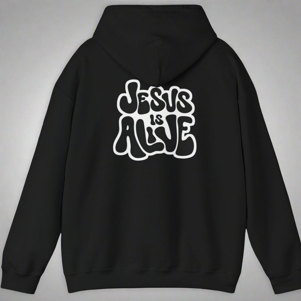 "Jesus is Alive" Unisex Heavy Blend Hoodie - Faith Inspired Apparel