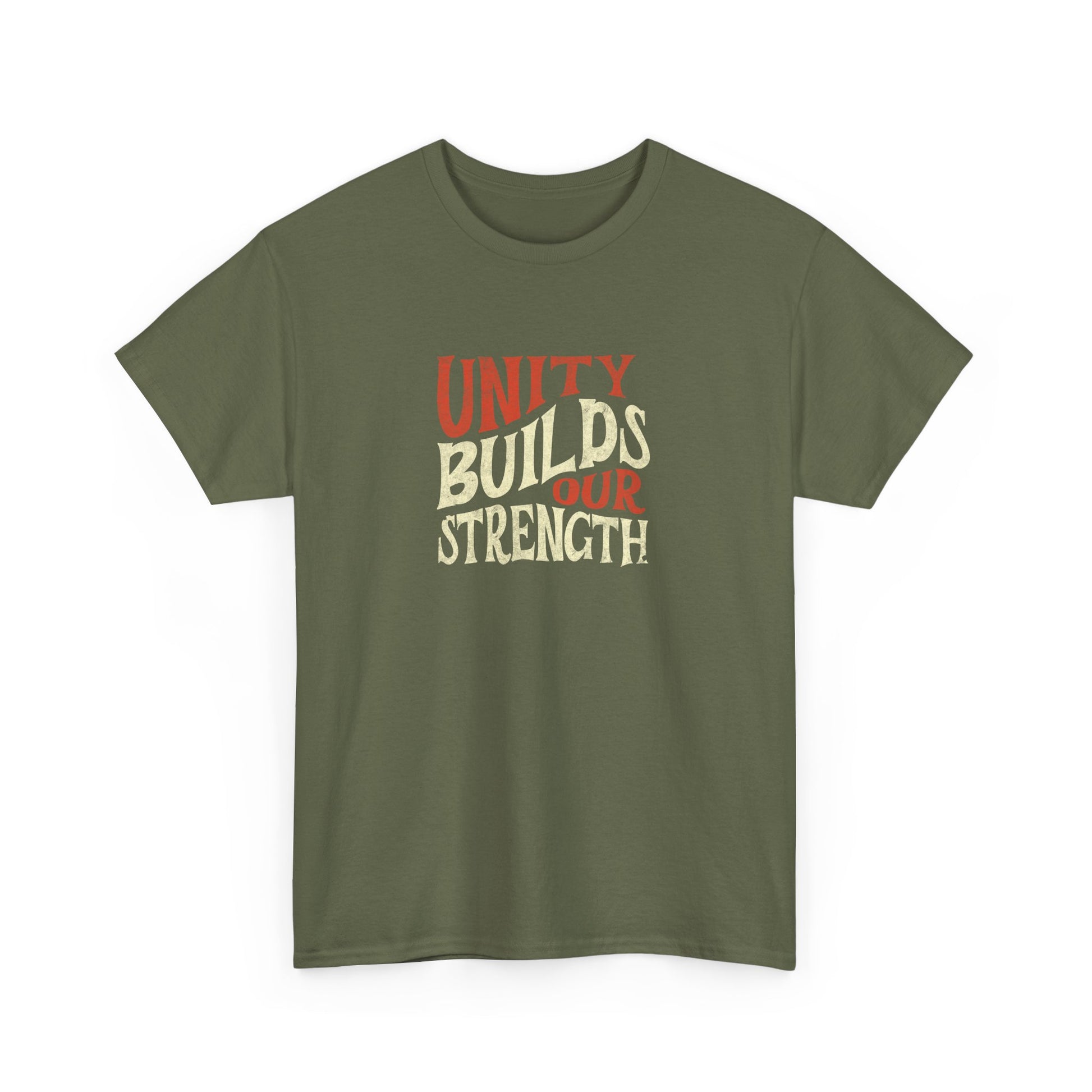 Unity Builds Our Strength Unisex Heavy Cotton Tee