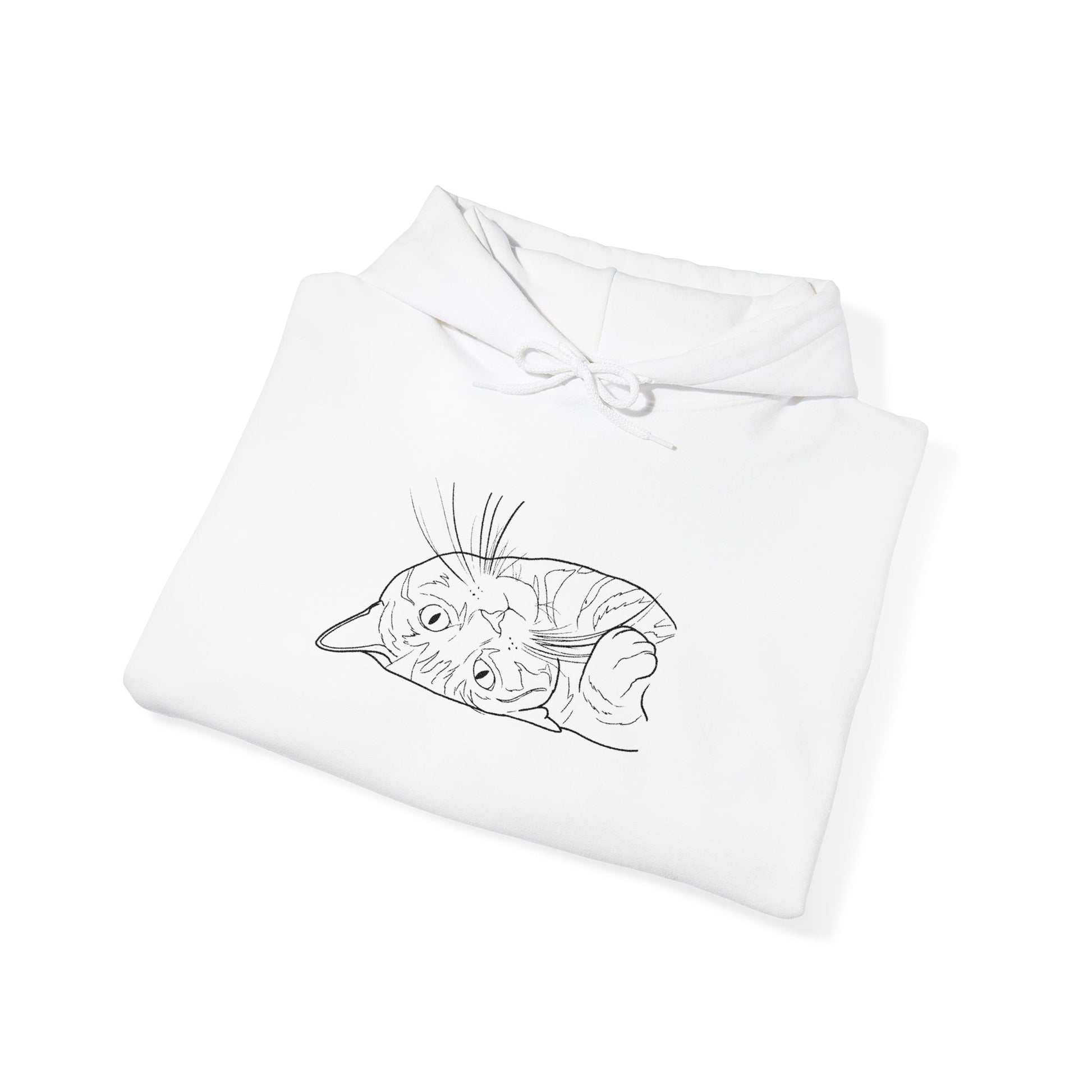 Cuddle Crew Cat Hoodie – Custom Embroidered Comfort for Cat Lovers