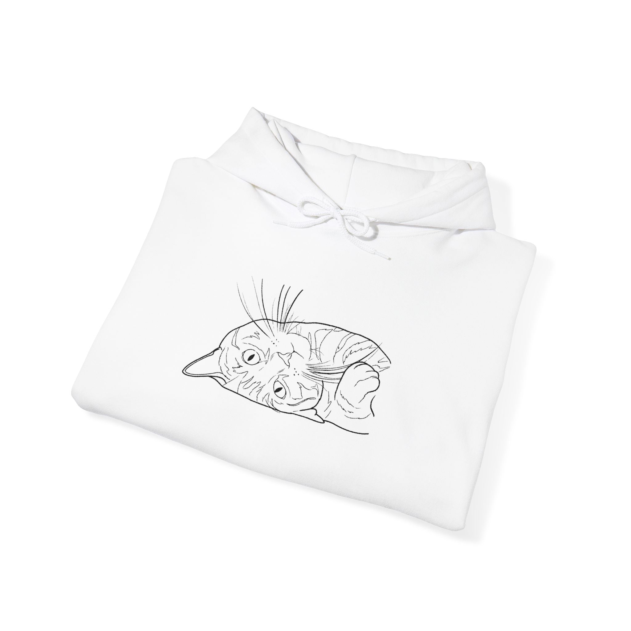 Cuddle Crew Cat Hoodie – Custom Embroidered Comfort for Cat Lovers