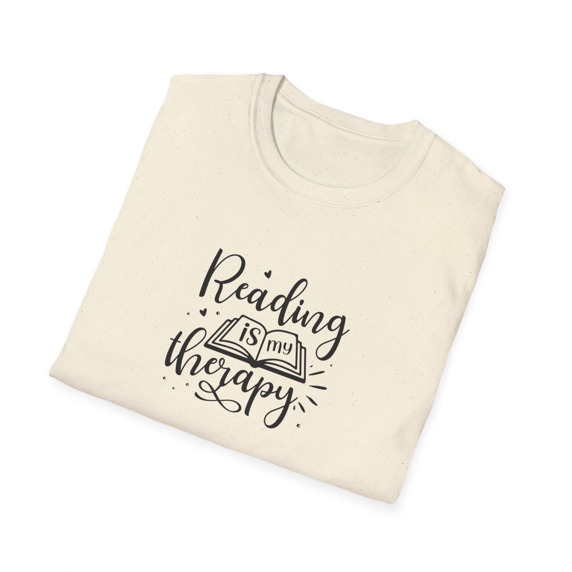 Reading is My Therapy Unisex Softstyle T-Shirt