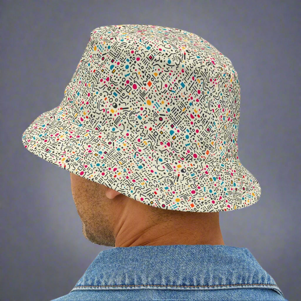 Retro Vibes Unisex Bucket Hat – Street Cool Meets Coastal Chill