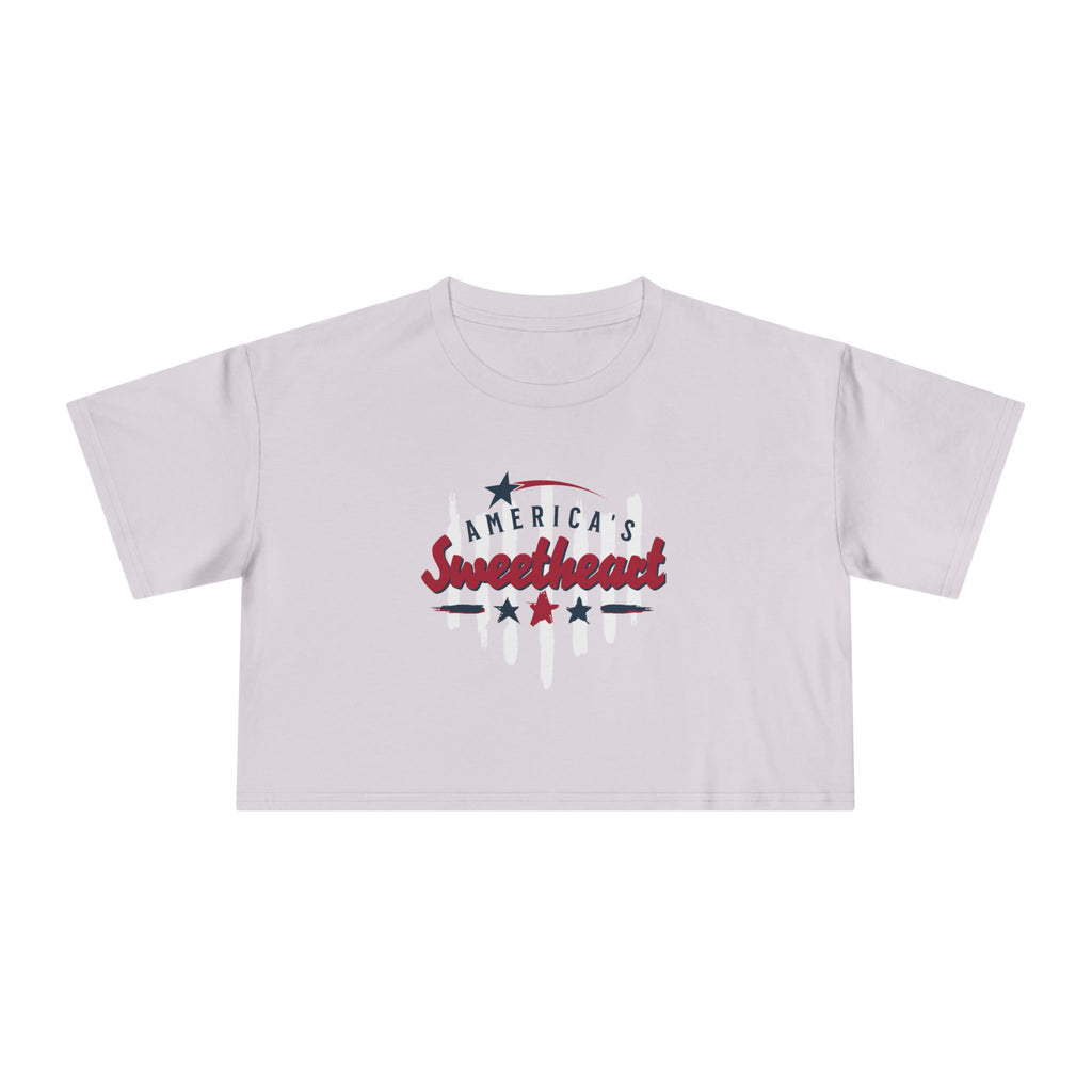 America’s Sweetheart Crop Tee – 4th of July Edition