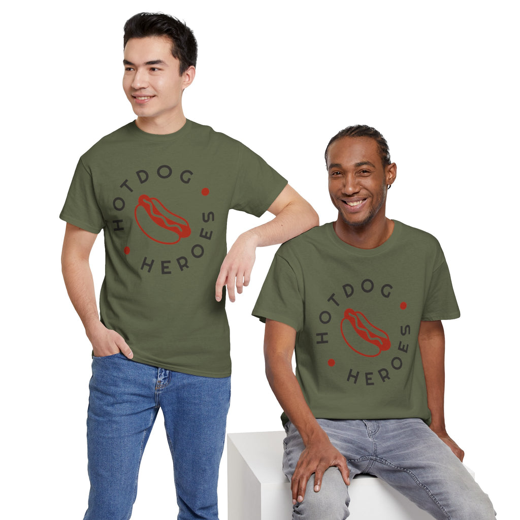 Hotdog Heroes Cook-Off Unisex Heavy Cotton Tee