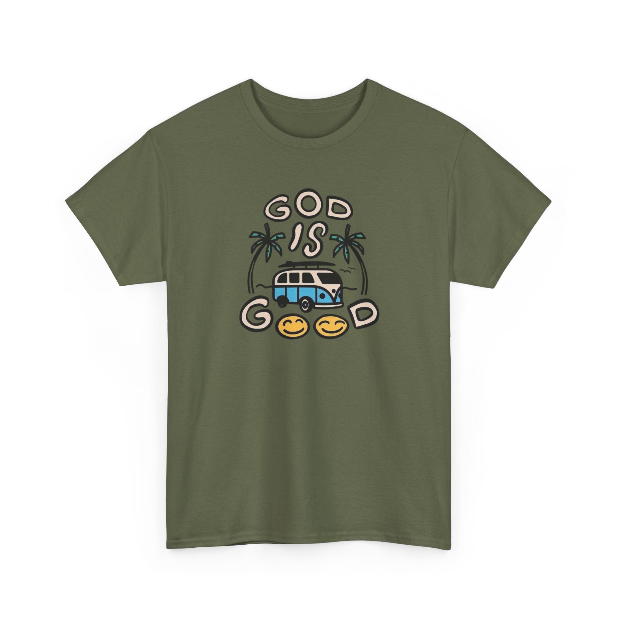 God Is Good Christian Youth Camp Vibes Tee