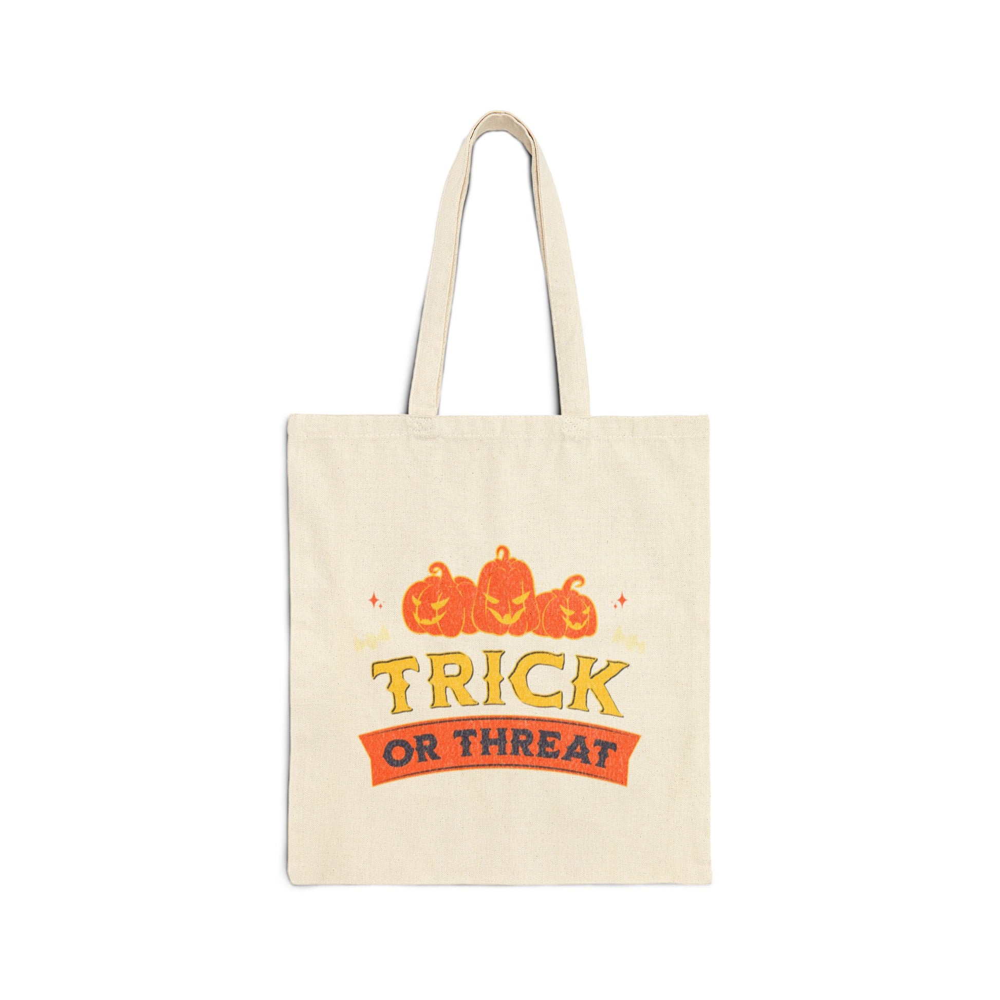 Trick or Threat Pumpkin Tote – Scary Cute & Candy-Approved