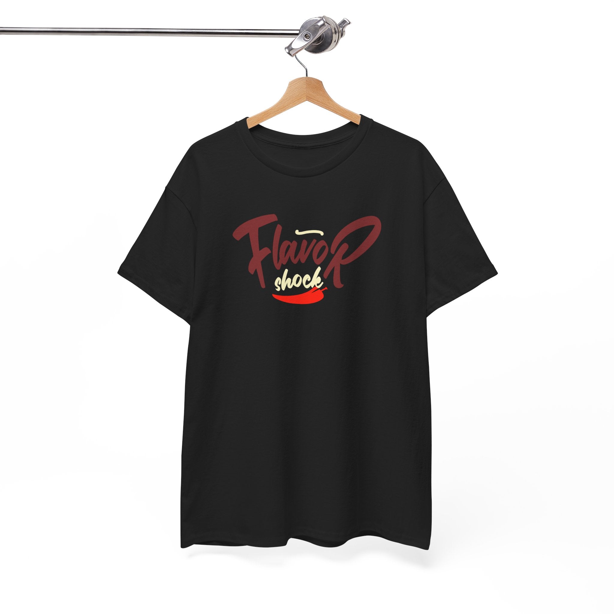 Flavor Shock Champion Unisex Heavy Cotton Tee – Chili Cook-Off Apparel for the Bold & Spicy!