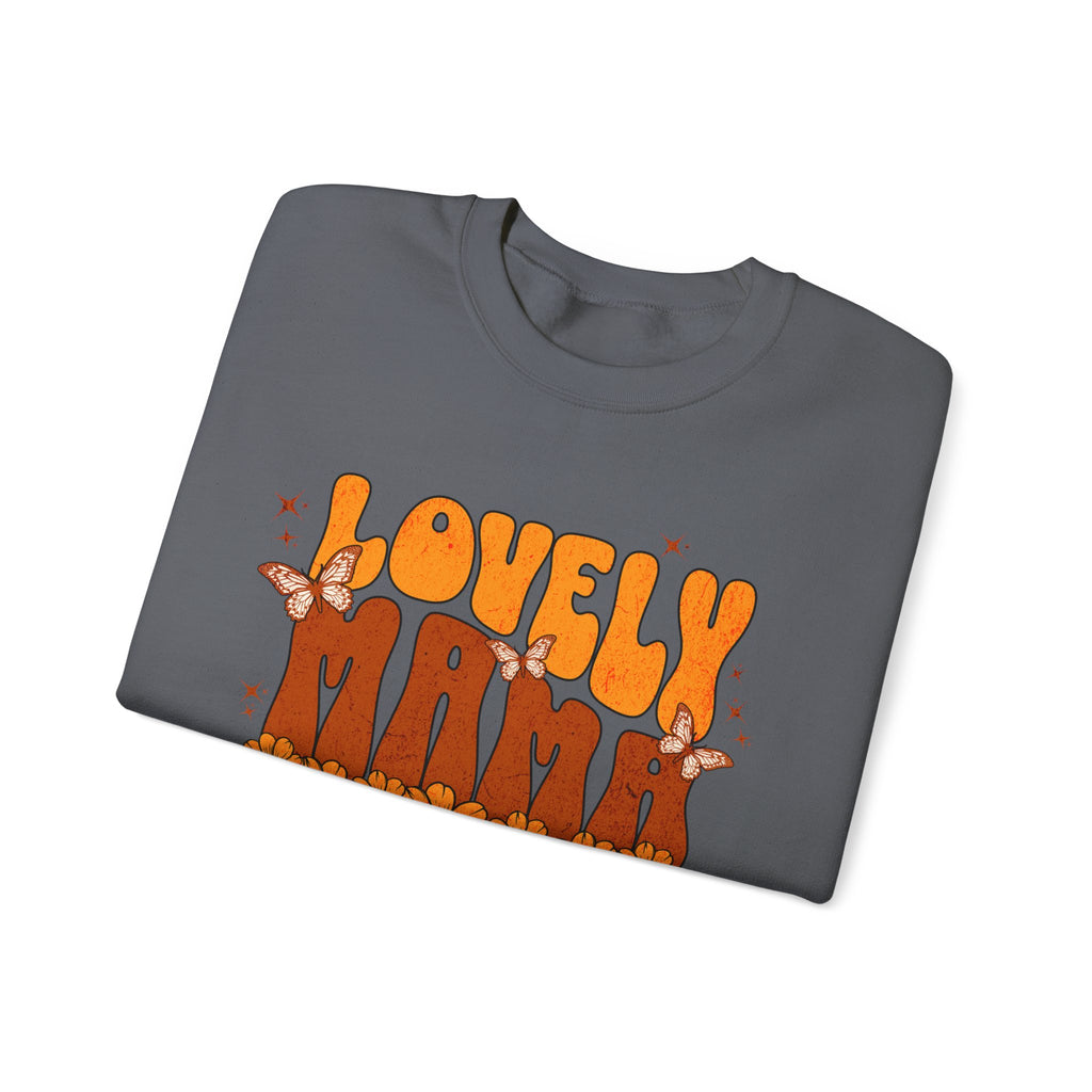 Lovely Mama Floral Crewneck Sweatshirt - Unisex Heavy Blend