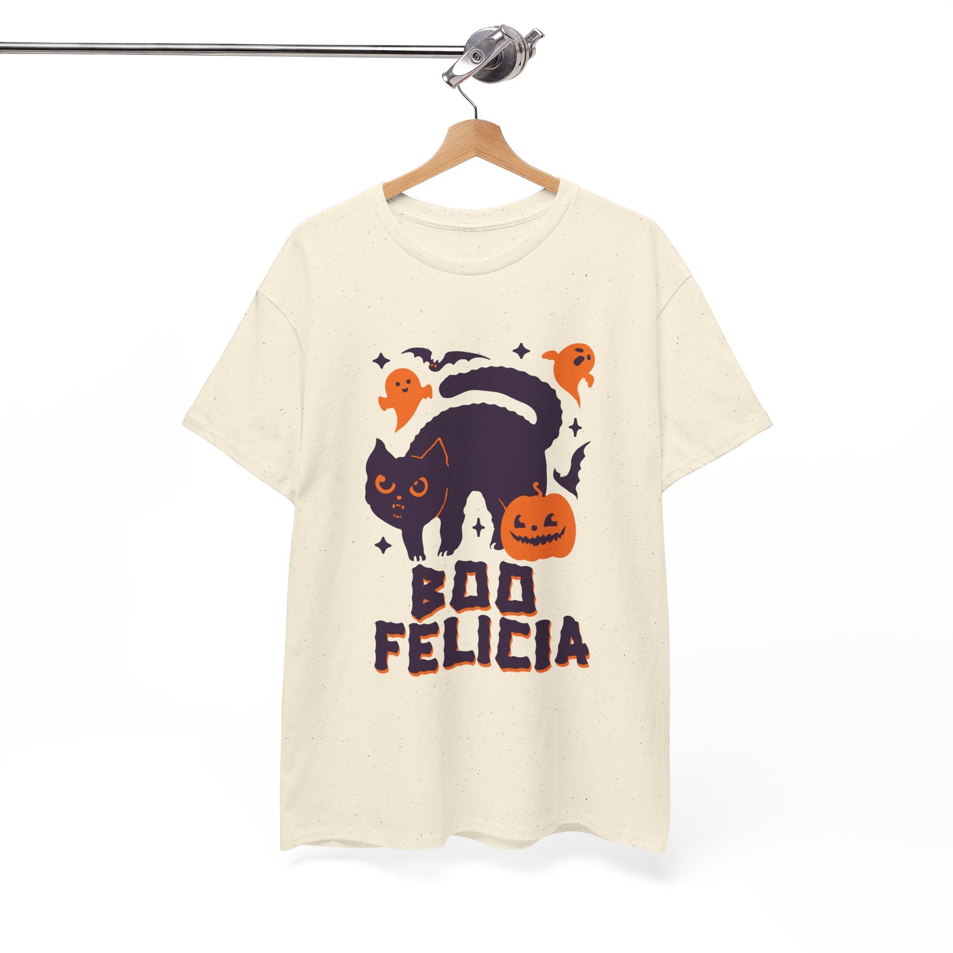 Boo Felicia Design Halloween Cat Tee