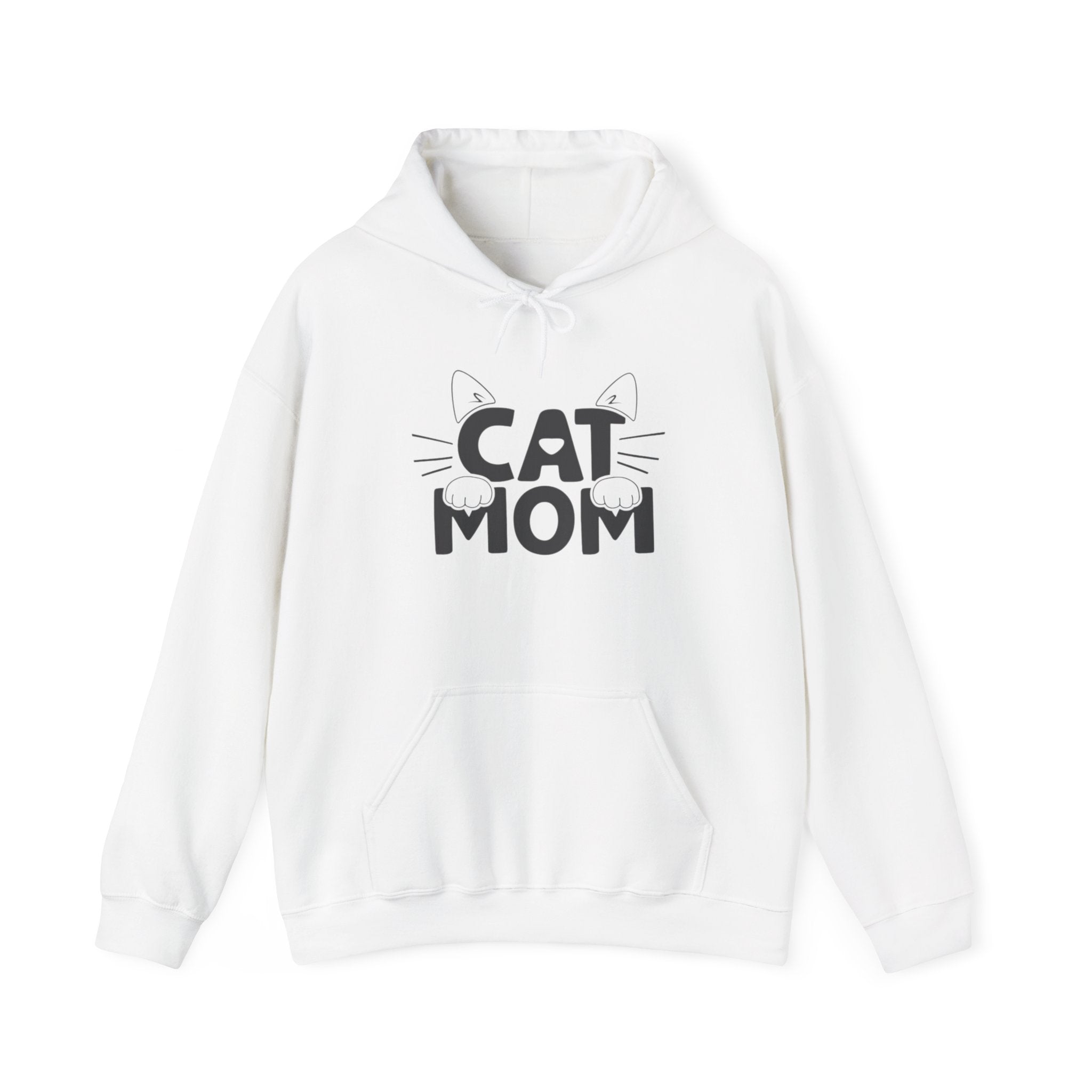 🐾 CAT MOM Comfort Hoodie – For Fierce Feline Fans!