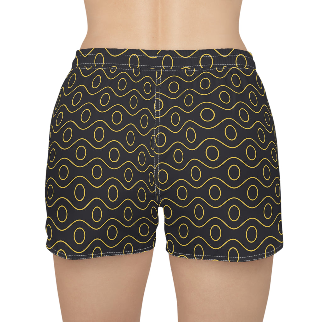 Golden Wave Women’s Stylish Swim & Surf Beach Shorts