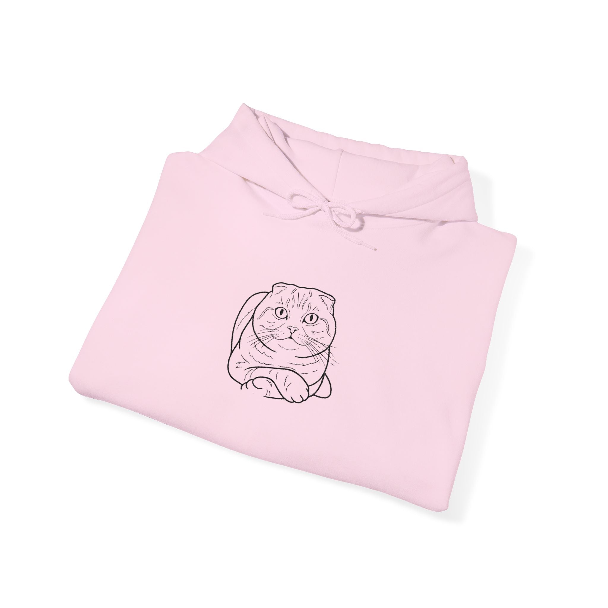 Purrfectly Chill: Custom Embroidered Catnap Hoodie