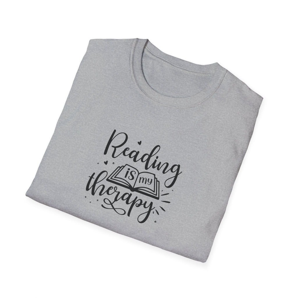 Reading is My Therapy Unisex Softstyle T-Shirt